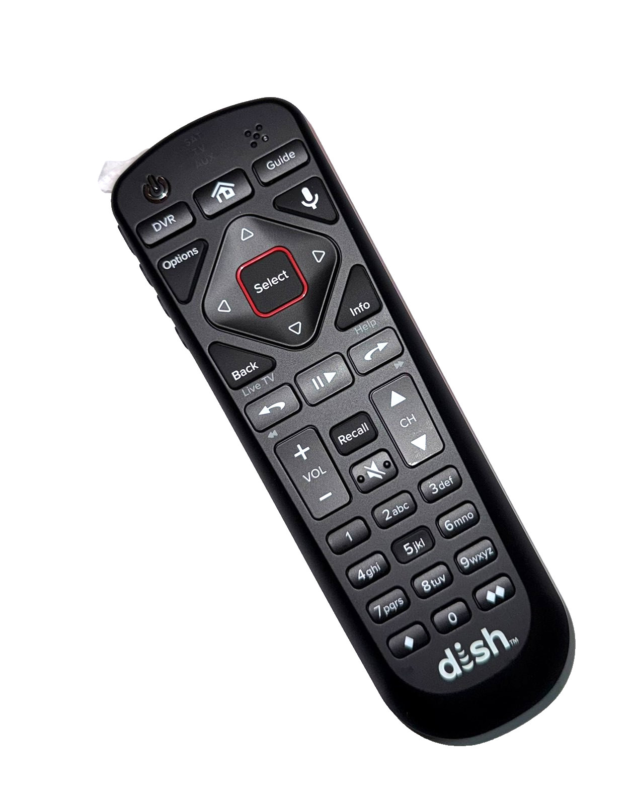 New Dish 54.0 Hopper Remote Control with Voice and Backlight