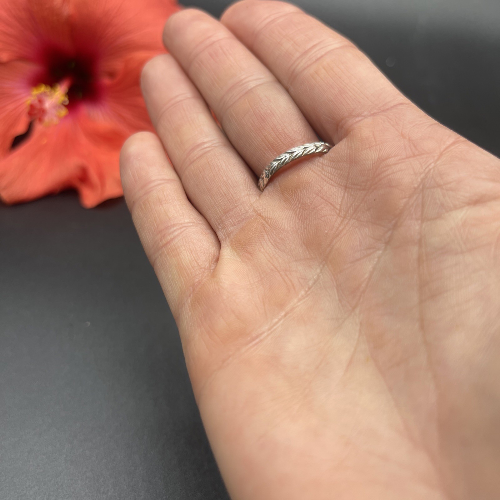Stunning Unique Handmade 925 Sterling Silver Stackable Band Ring #B104