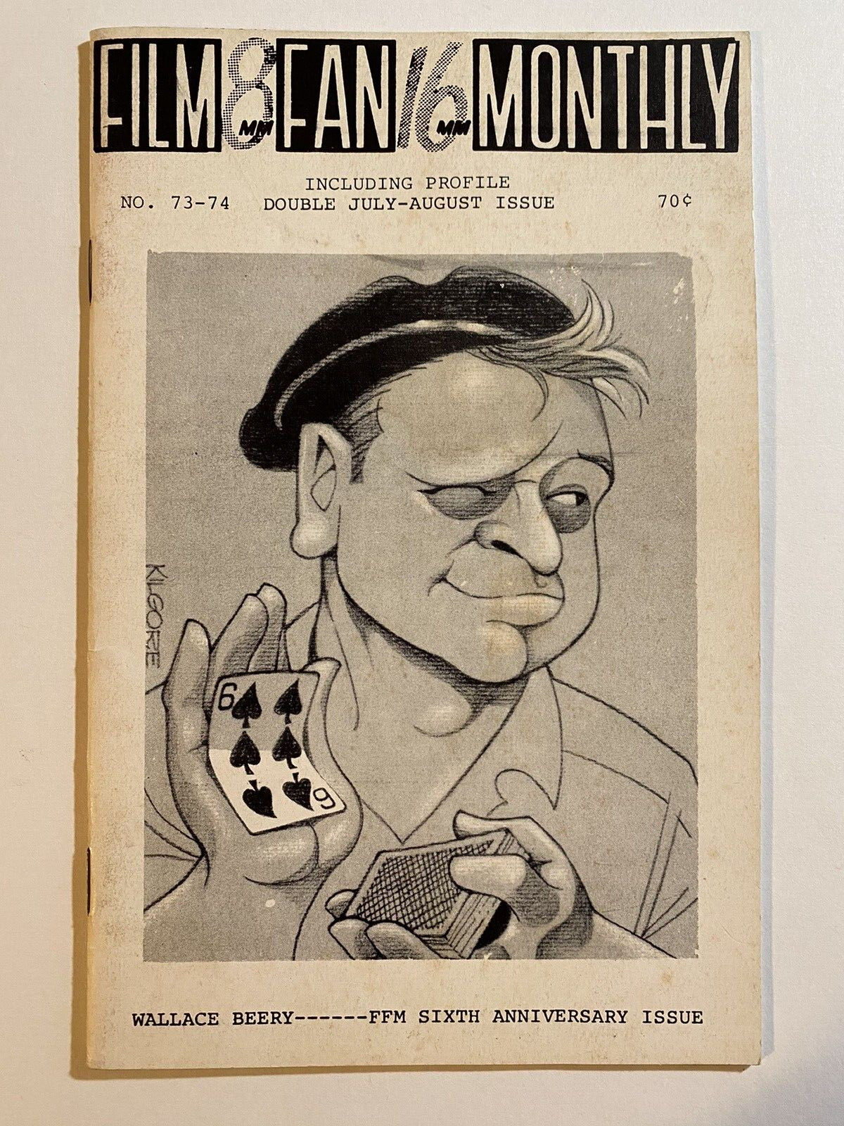 FILM FAN MONTHLY, July-August 1967, Edited by Leonard Maltin, Issue No. 73-74 VG