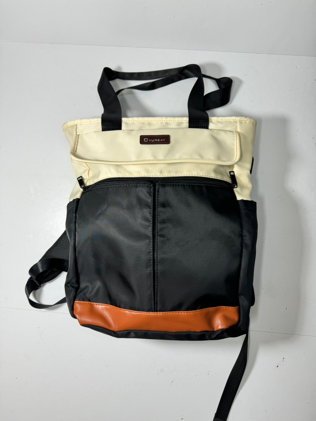 Cyureay Women’s Convertible Back Pack Or Carry Padded Pocket B91