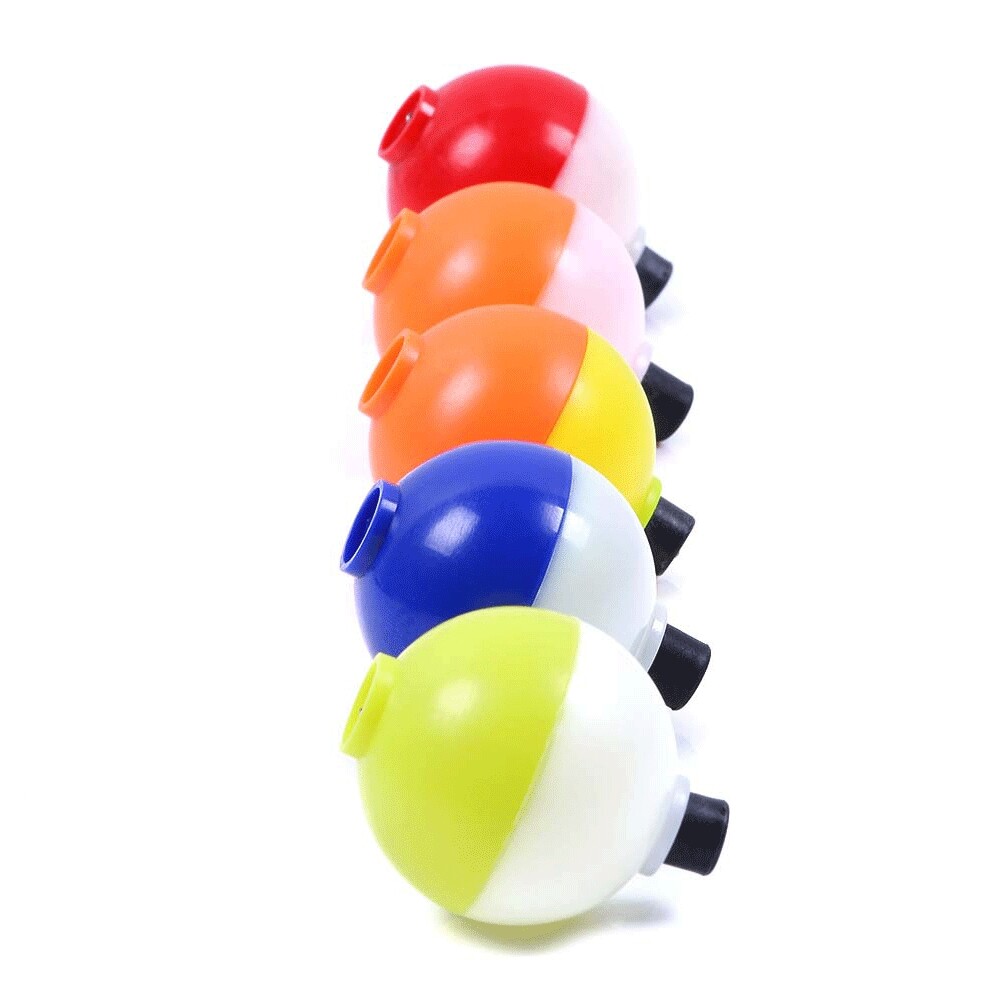 10 PCS 2'' inch EVA Foam Round Floats Snap-On Fishing Bobbers Fishing Buoy
