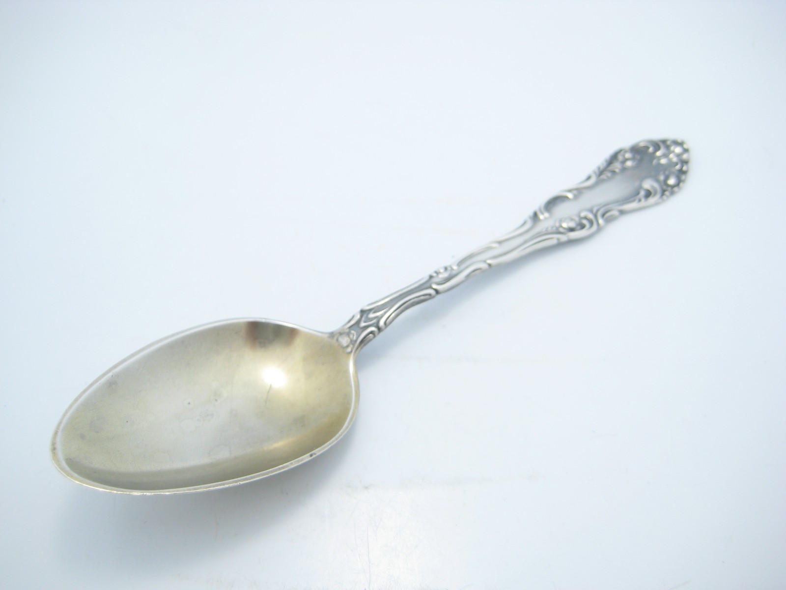 Vintage Towle Old English Flowers Sterling Silver PAT 1892 Tea Spoon