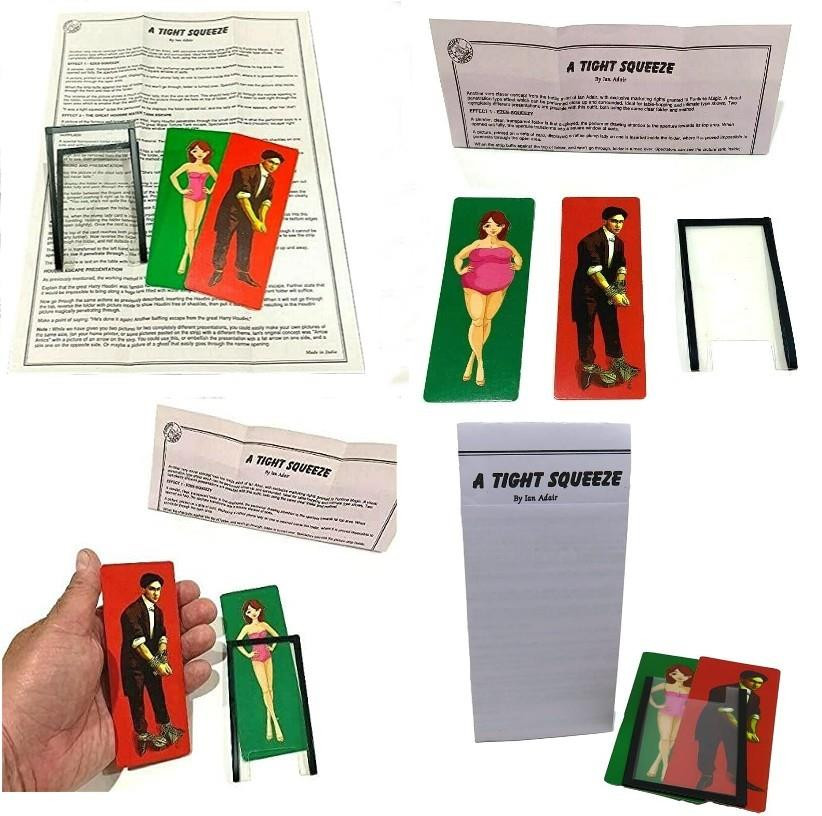 TIGHT SQUEEZE BY IAN ADAIR HOUDINI /GIRL CARD PENETRATION FREE SAME DAY SHIPPING