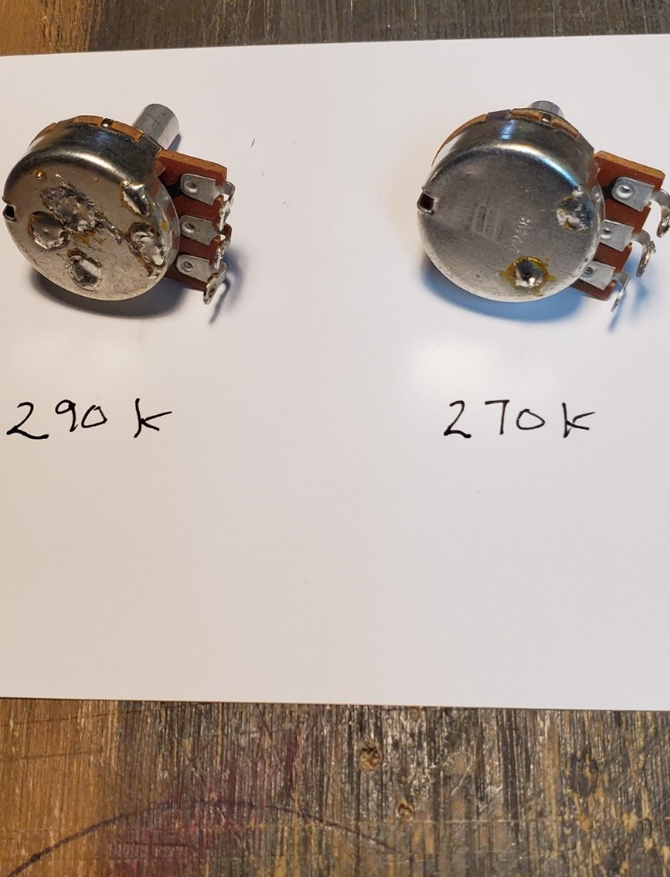Bourns B250k Potentioneter Solid Shaft USA