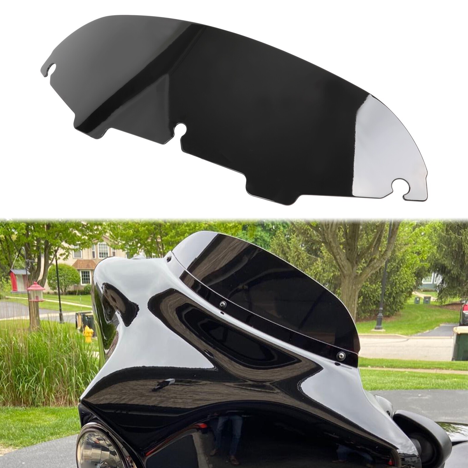 4.5" Windshield-Windscreen For Harley Electra Glide Classic FLHTC FLHTCU 1996-13
