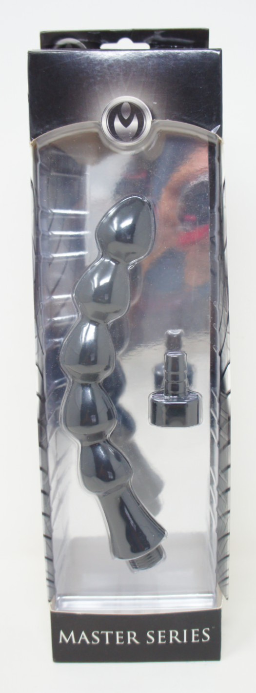 Master Series Canal Five Bulb Enema Attachment – Black | Durable Hygienic
