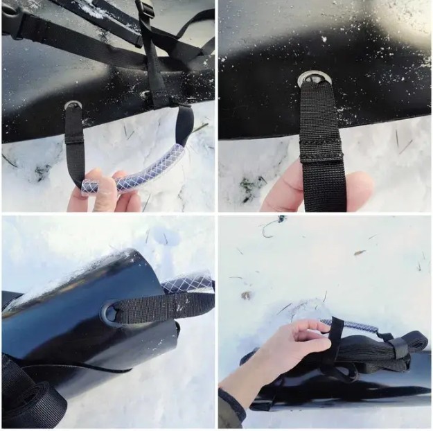 Evacuation plastic stretcher drag (220 cm x 50 cm)