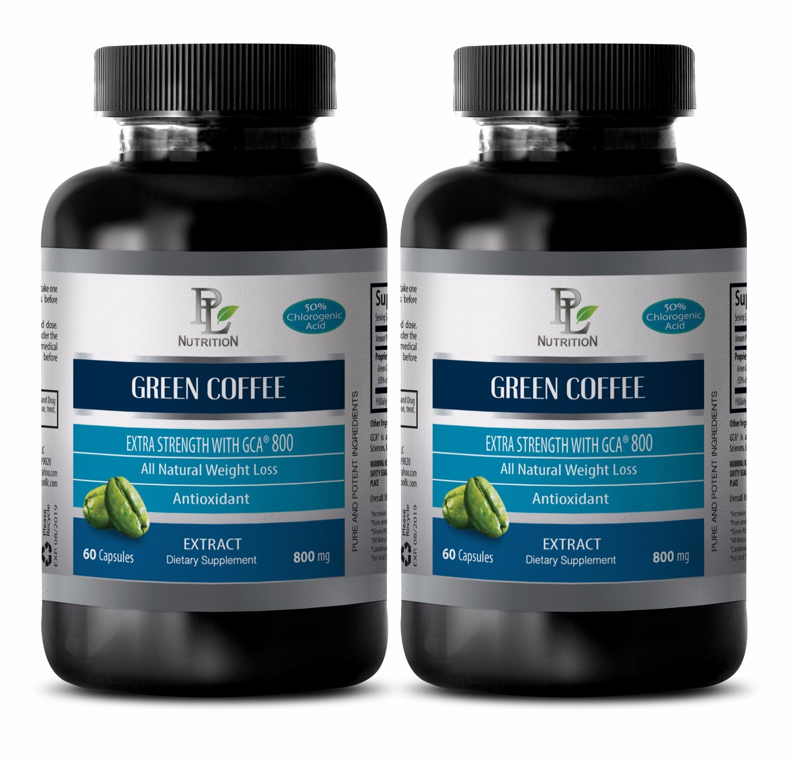 Green coffee extraxt GREEN COFFEE  EXTRACT 800mg Adjust blood sugar 2B