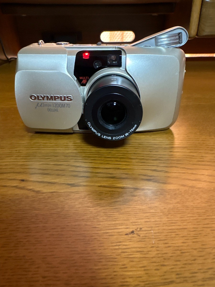 [NEAR MINT] Olympus μ mju Zoom 70 Deluxe Point & Shoot Film Camera From JAPAN