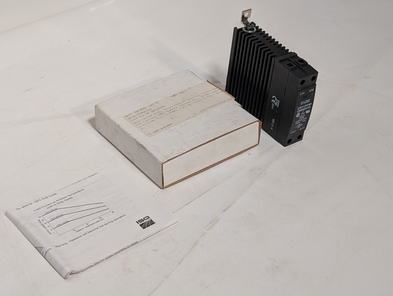 Crydom CKRA2410 Solid State Contactor Relay, 240V, 10A, CKR Series Switch