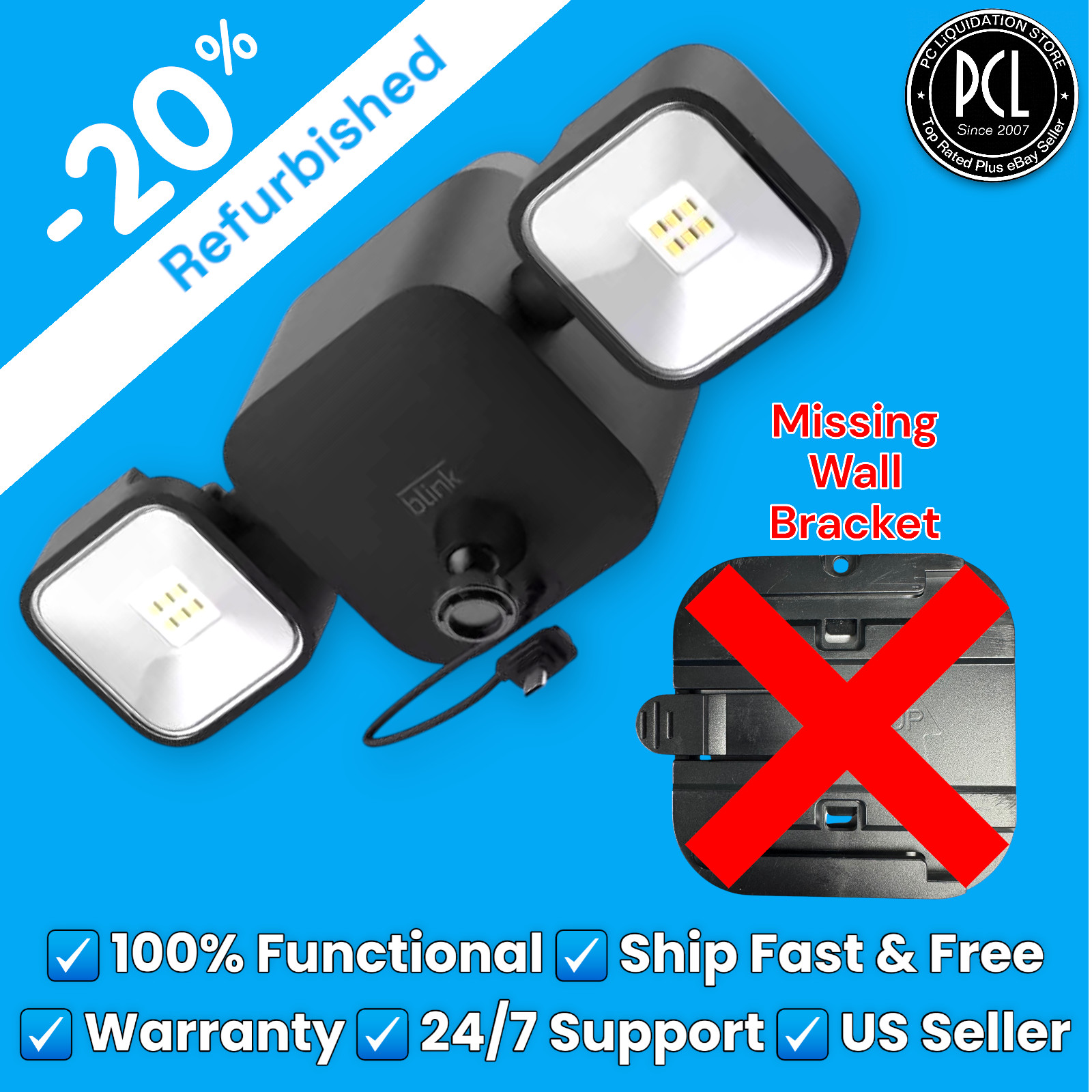 ✅ Blink Floodlight Mount for Outdoor 3rd Gen Cam Only - Missing Wall Bracket ✅