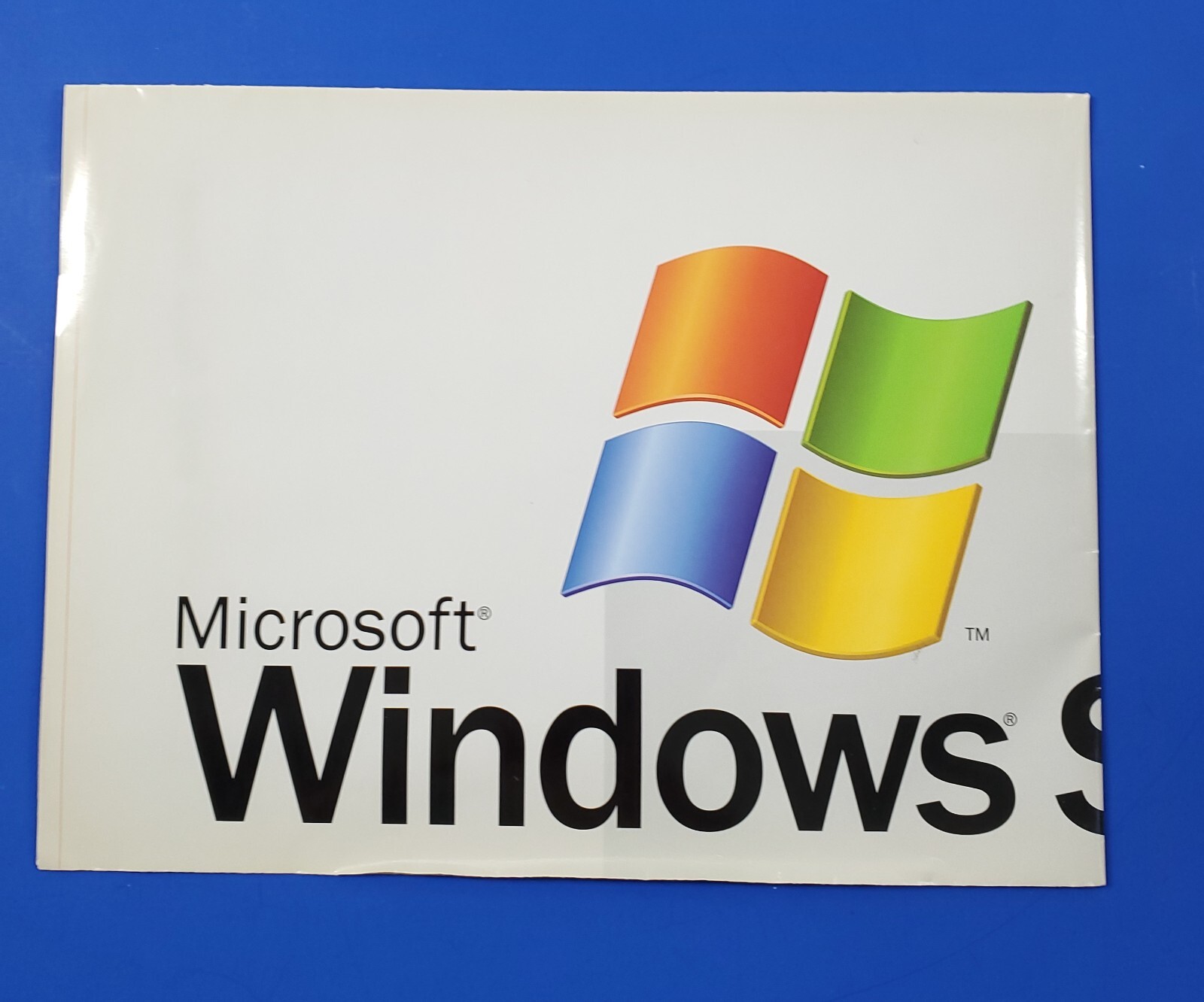 Vintage Microsoft Windows 2003 Server Promotional Poster Partner Program