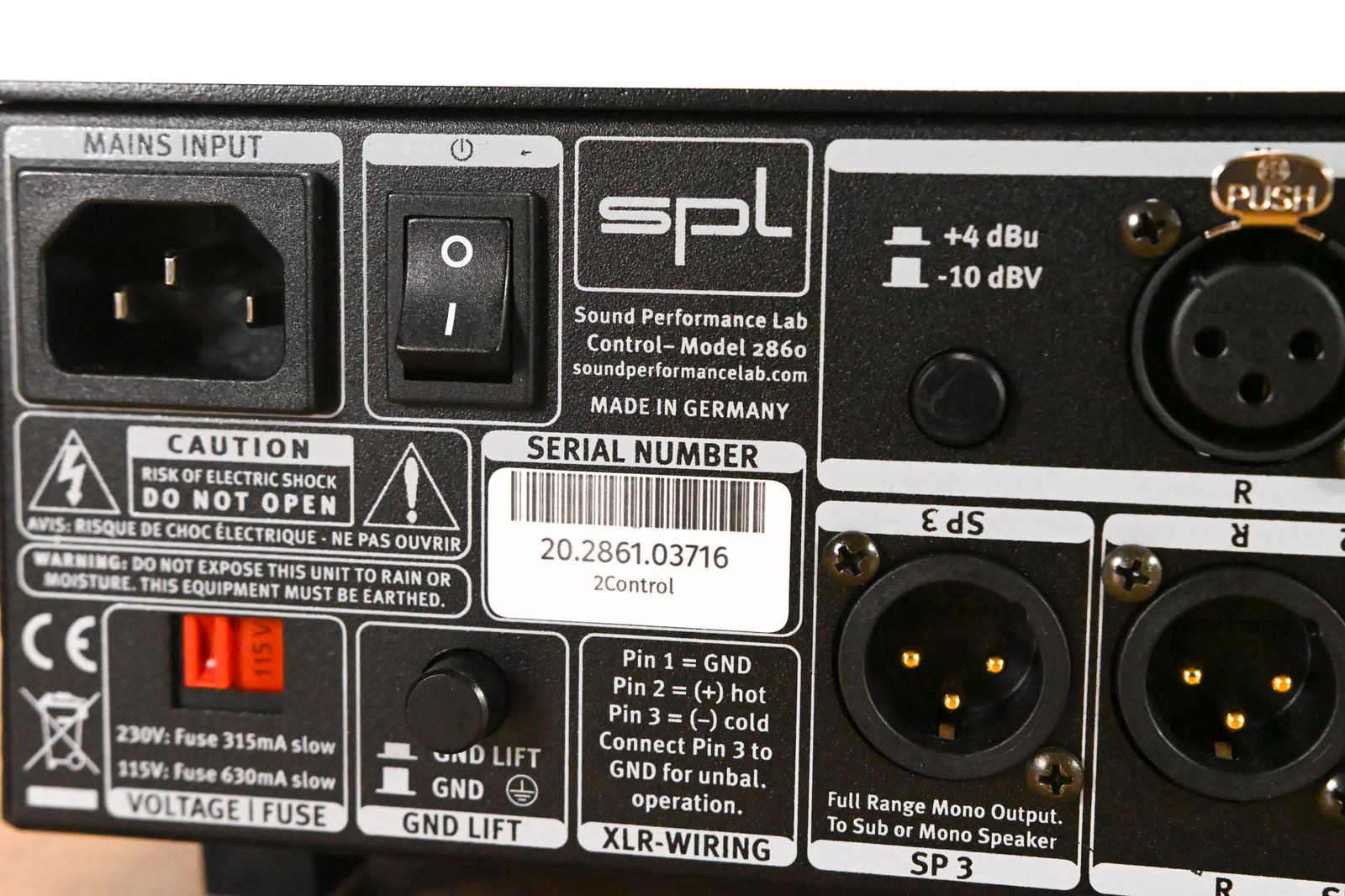 SPL 2Control Dual-Channel Monitor Controller CG01XPH