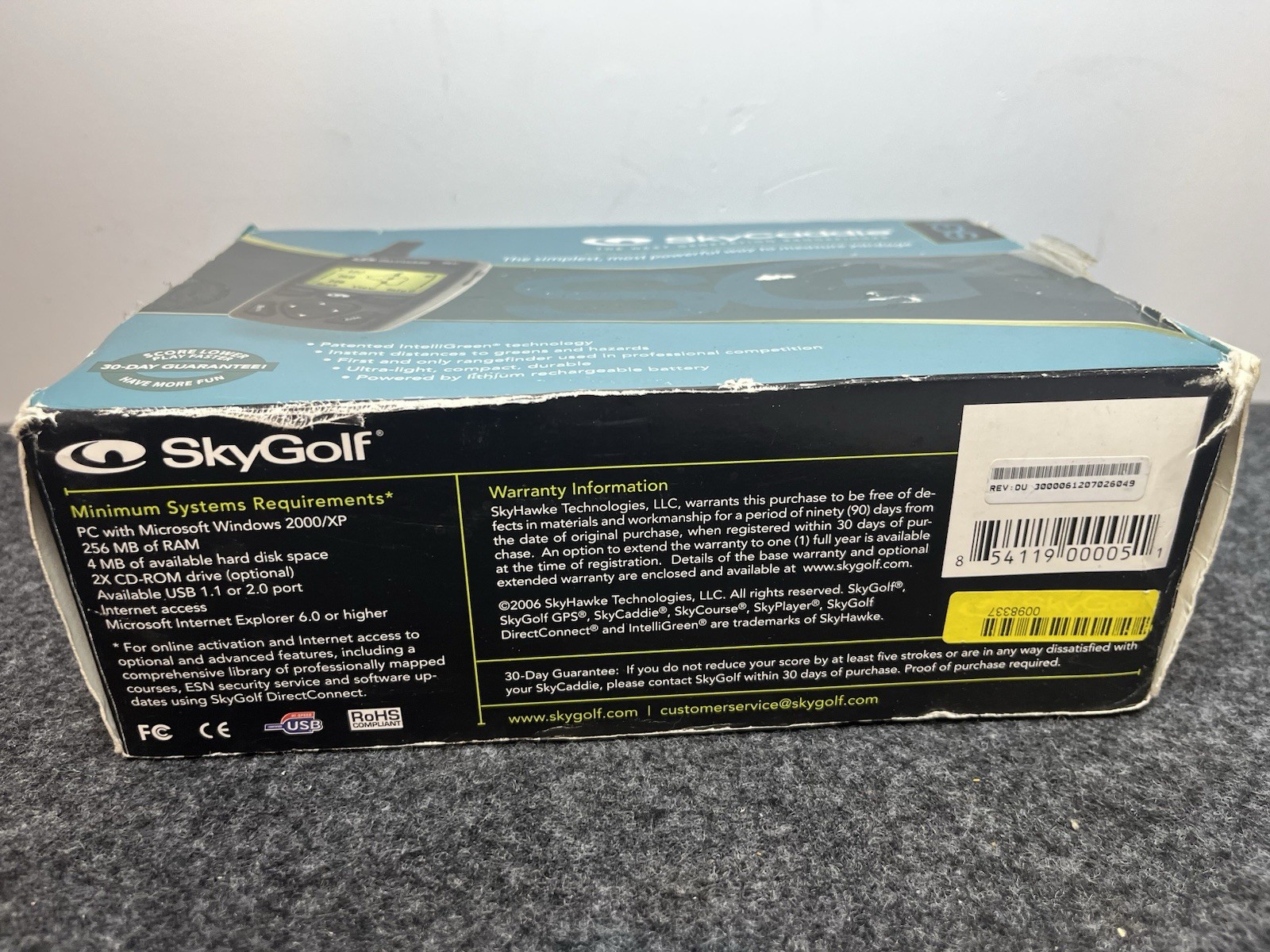 SkyCaddie SG2 GPS Golf Rangefinder Complete w Box Manuals & Accessories