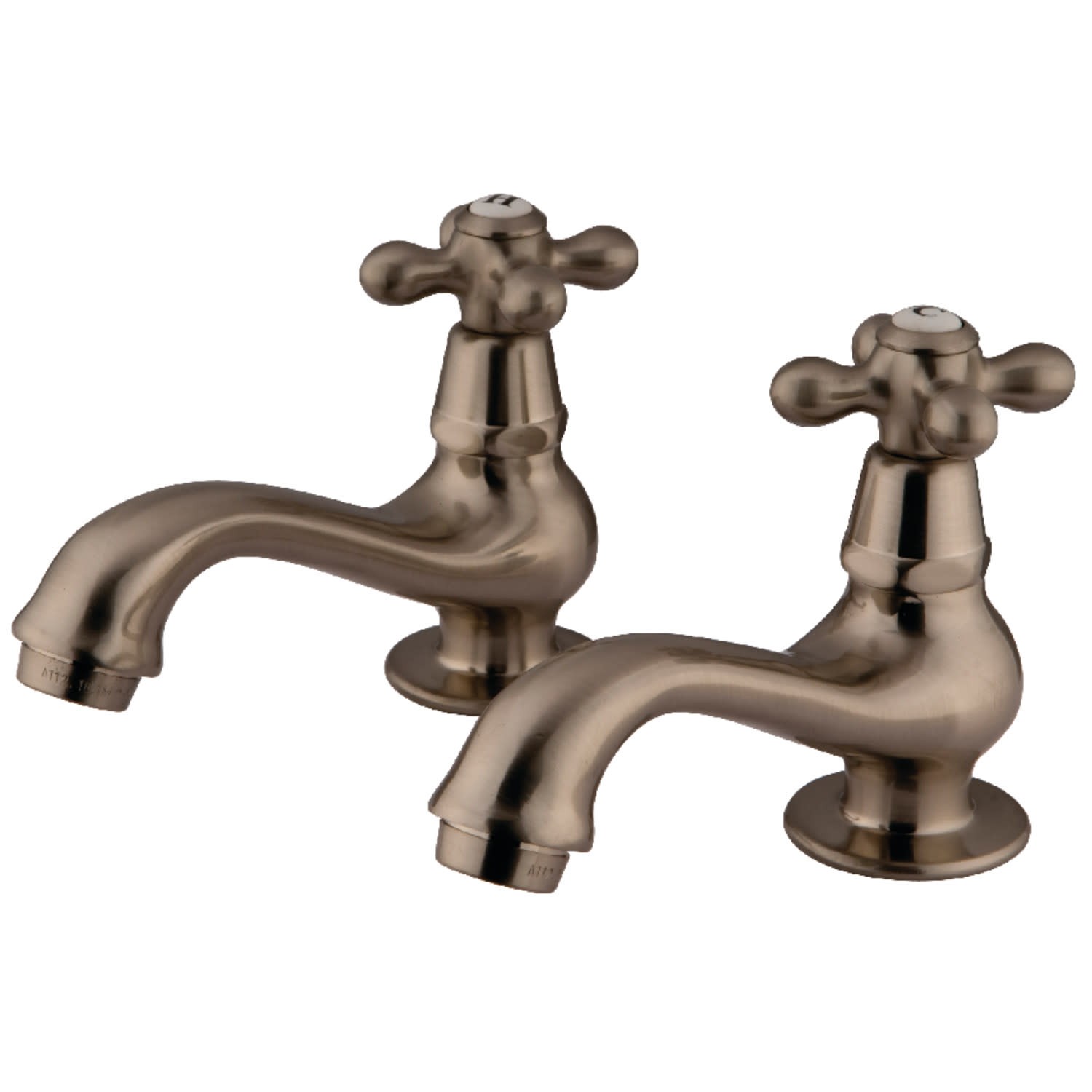 Kingston Brass KS110.AX Heritage 1.2 GPM Basin Tap Faucet - Nickel