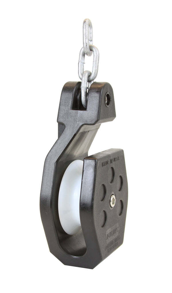 Folbe Open Block Pulley with Chain, #F008