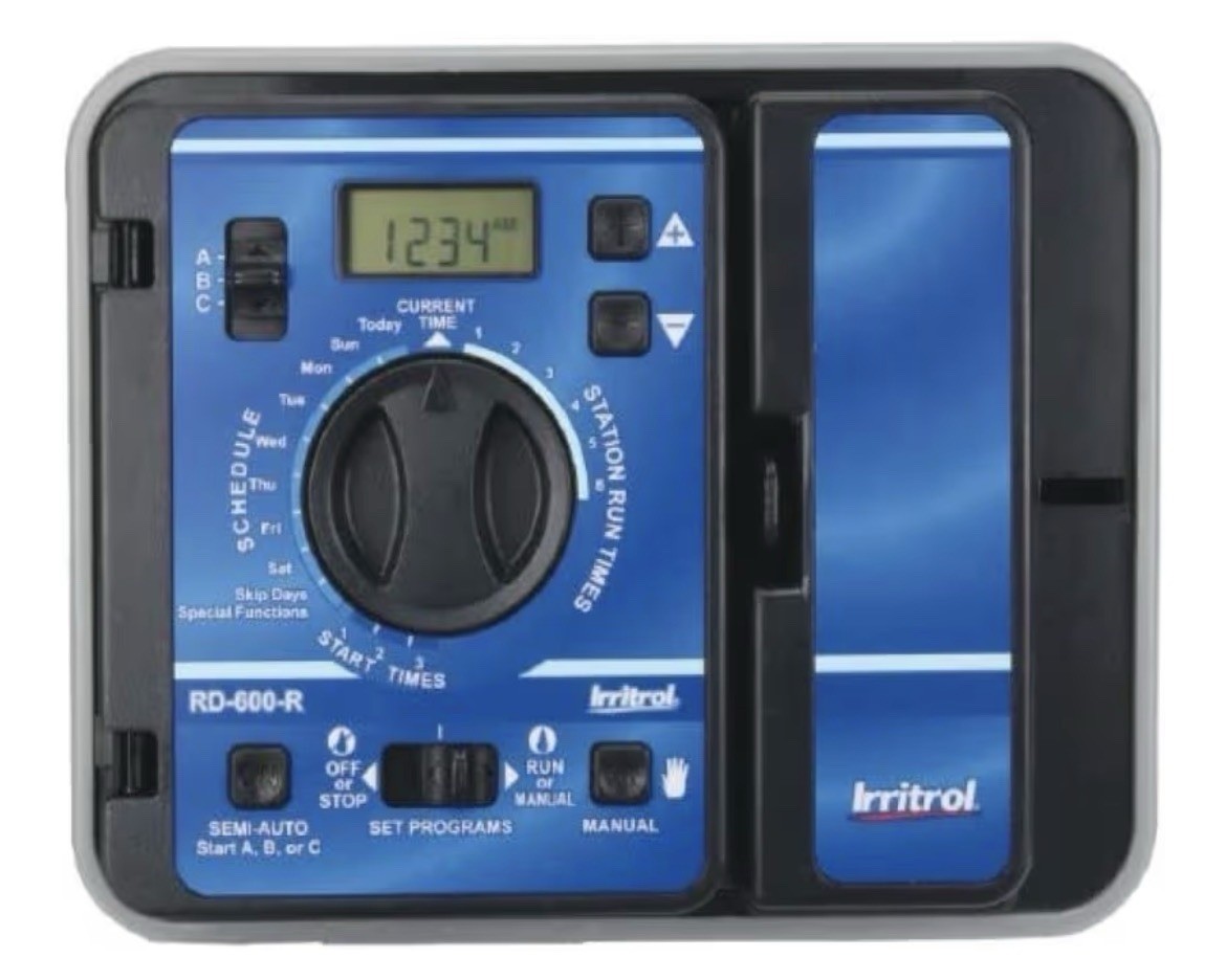 Irritrol RD600-INT-R Rain Dial-R 6 Station Indoor Sprinkler Irrigation Control