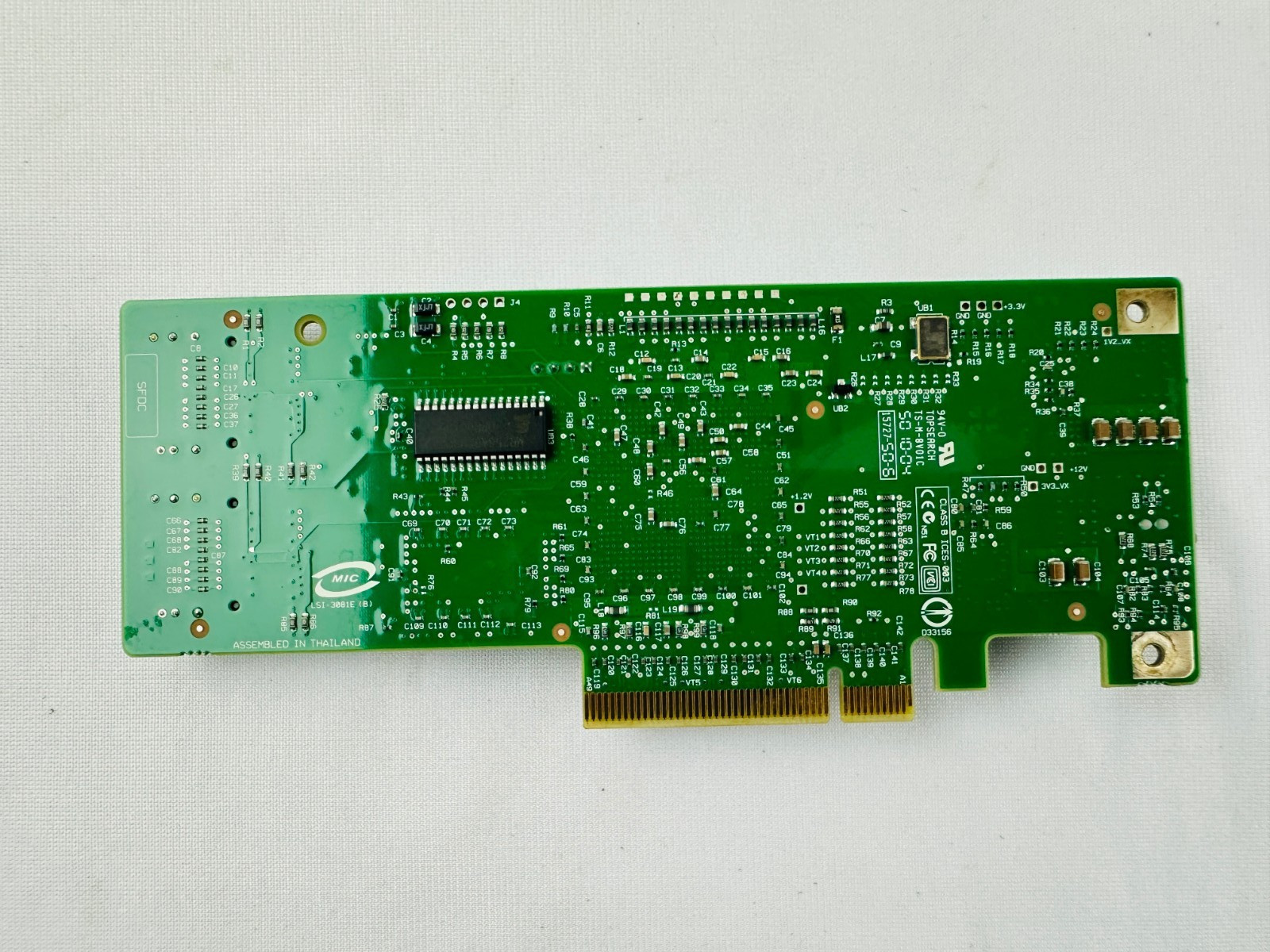 LSI Logic SAS3081E-S 371-3255-03 PCIe SAS / SATA Controller Card
