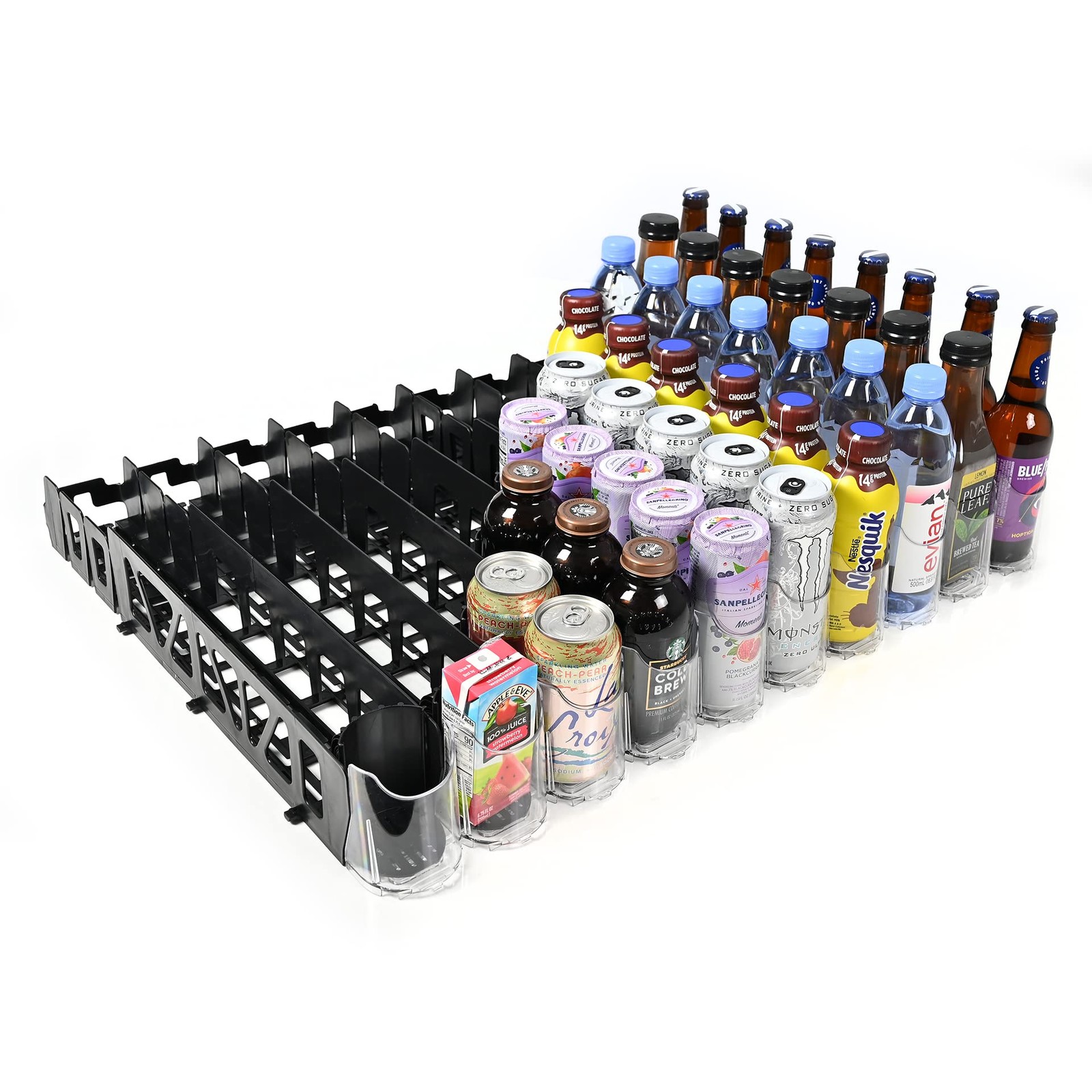 Visi-FAST Spring Push Drink Dispenser, Refrigerator Organizers and Storage fo...