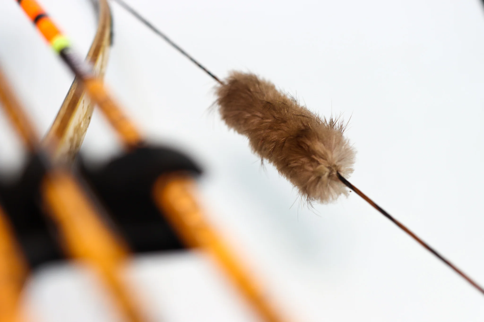 Beaver Fur Bow String Silencers - Beaver Ball - String Dampener