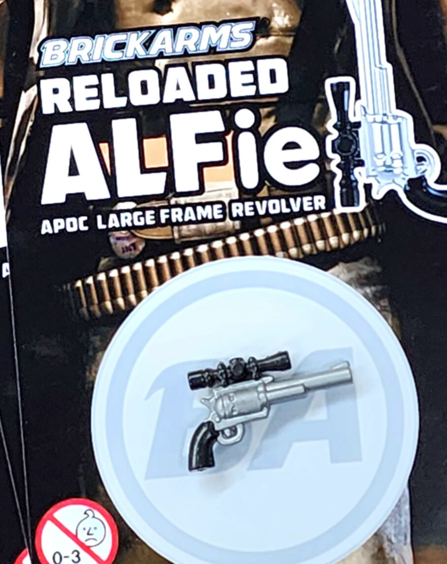 BrickArms ALFie Reloaded Apoc Large Frame Revolver for Minifigures  -NEW-