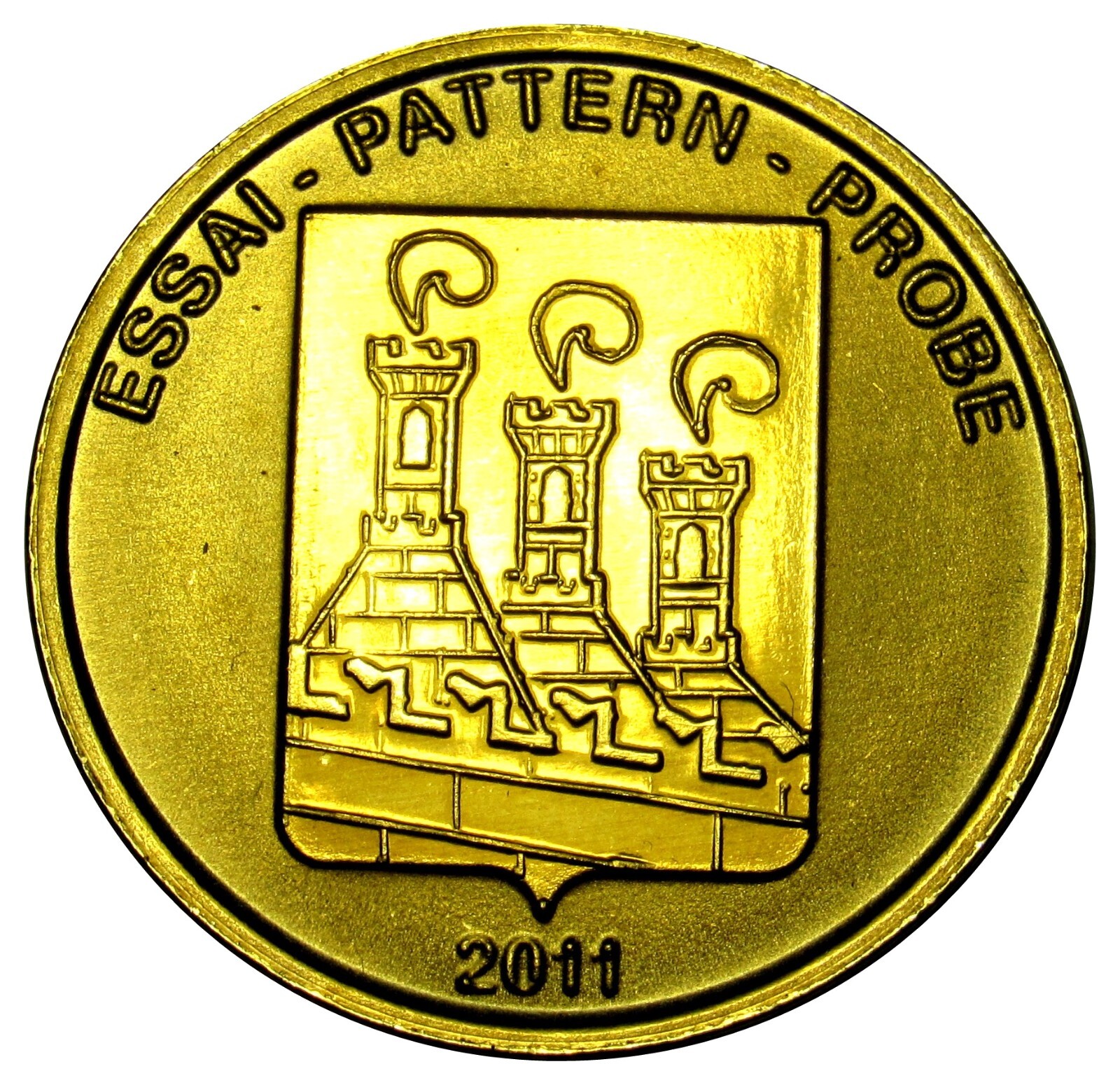 San Marino 20 Ceros Fantasy Probe Specimen coin 2011