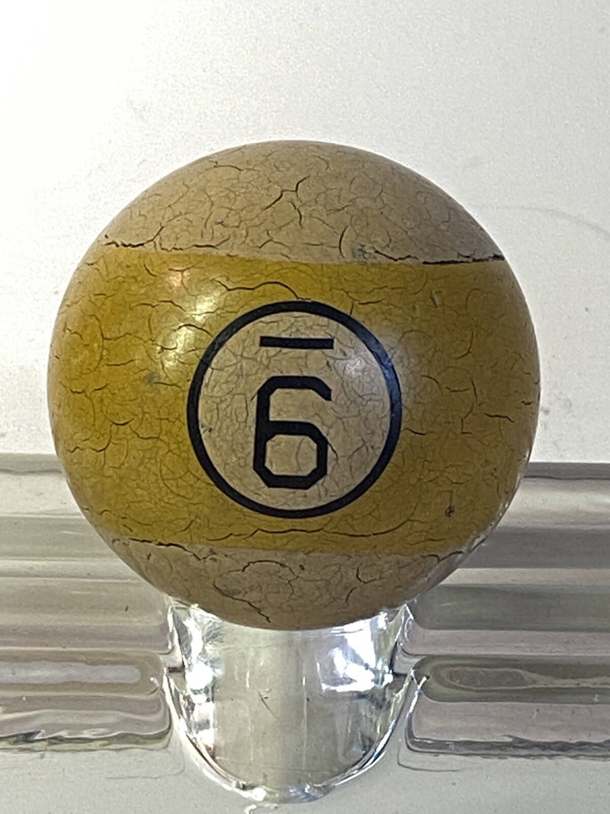 Antique Clay Billiard Ball #9 2 1/4”