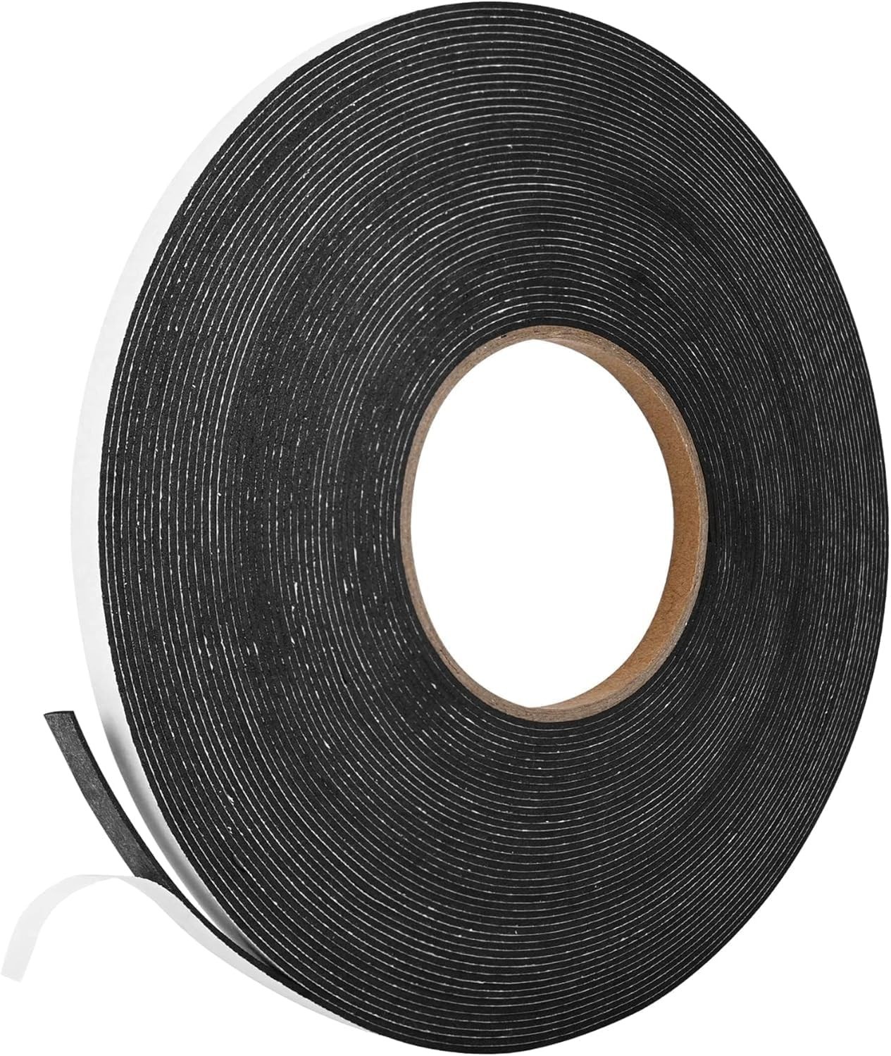 Self-Adhesive Foam Weatherstrip Tape 1/4" x 1/16" x 98.4 ft for Doors & Windows