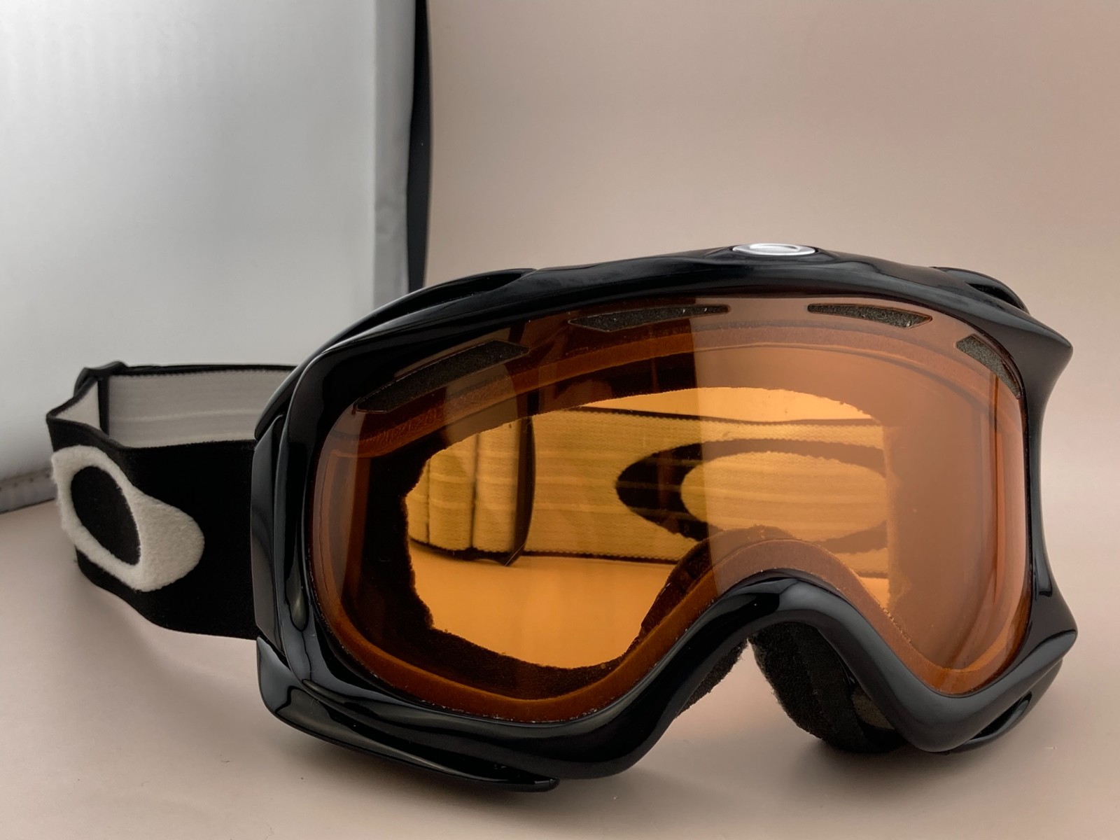 Oakley Ambush Snow Goggles Black Frame Orange Lens