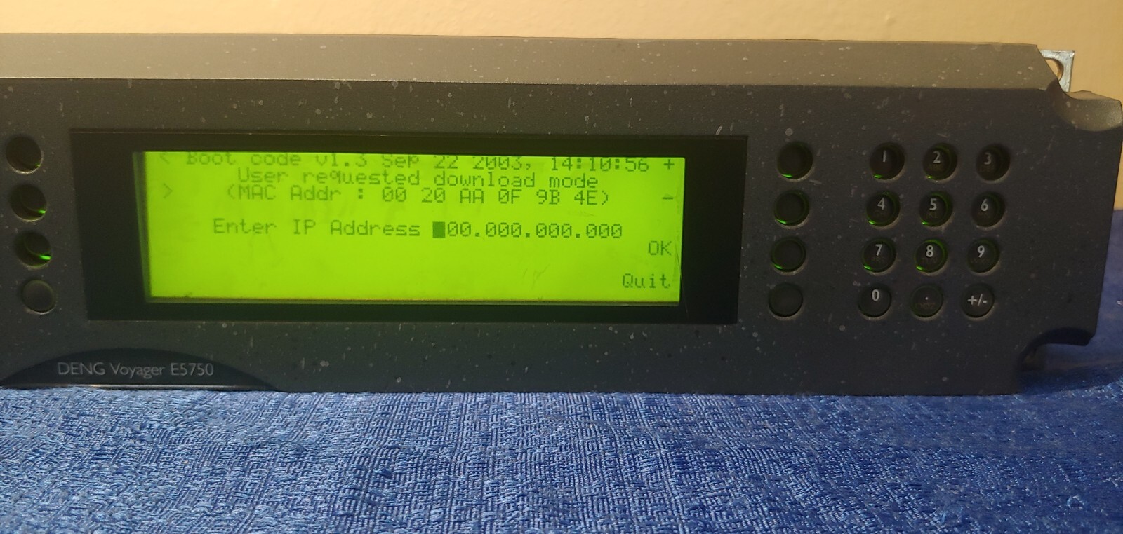 Tandberg Evolution 5000 DENG Voyager E5750 Encoder