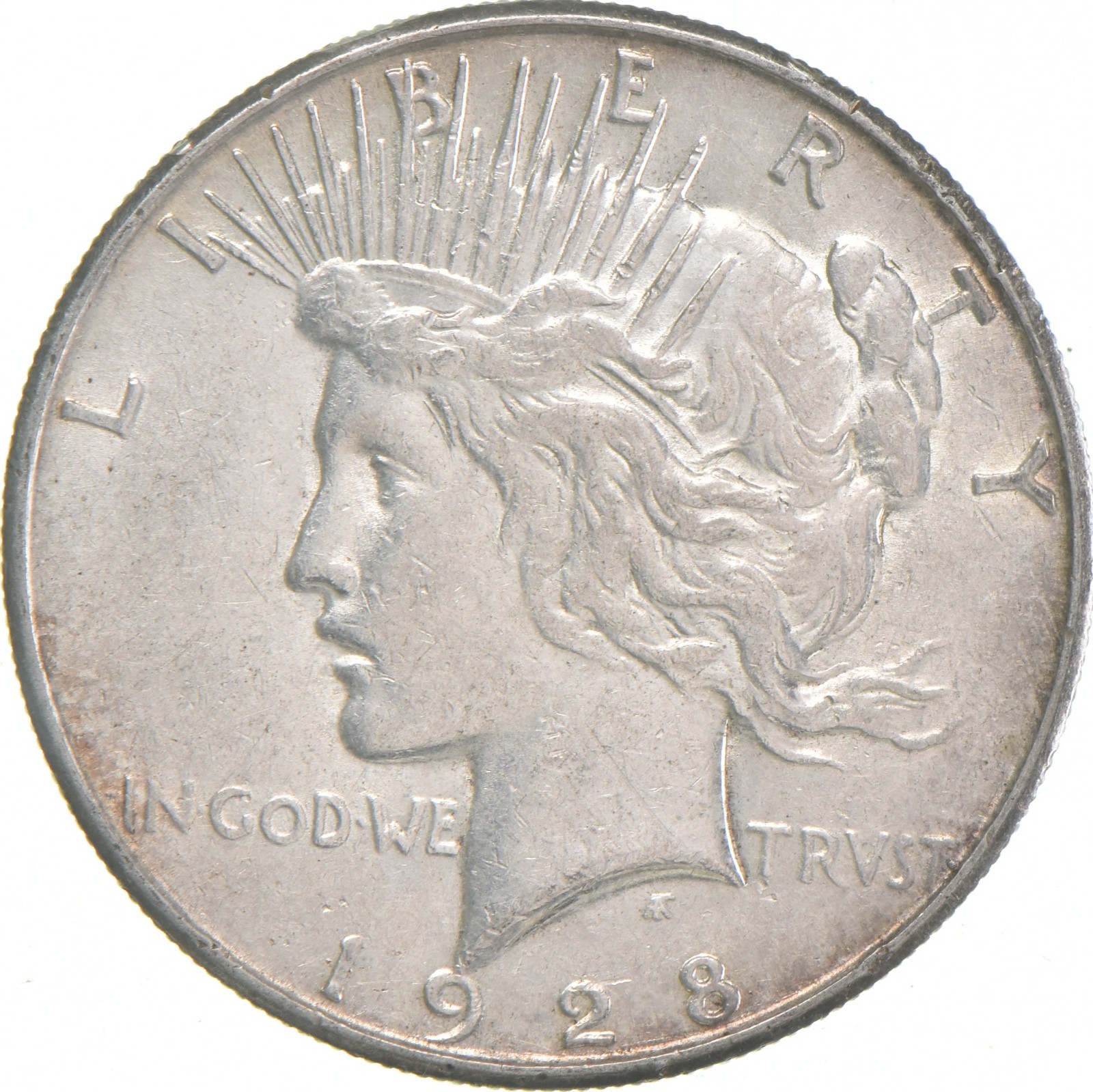 1928-S Peace US Silver Dollar - 90% San Francisco Minted