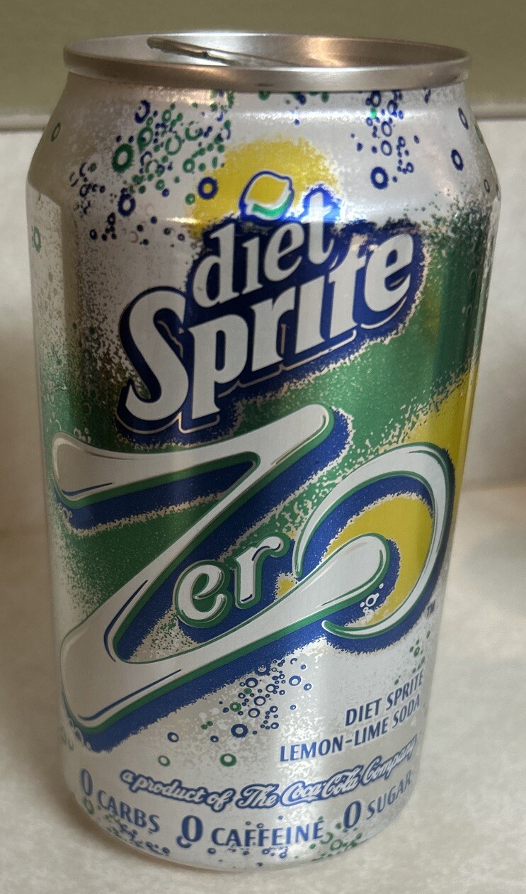 2005 DIET SPRITE ZERO 12oz. Empty Pull Tab Aluminum Soda Can