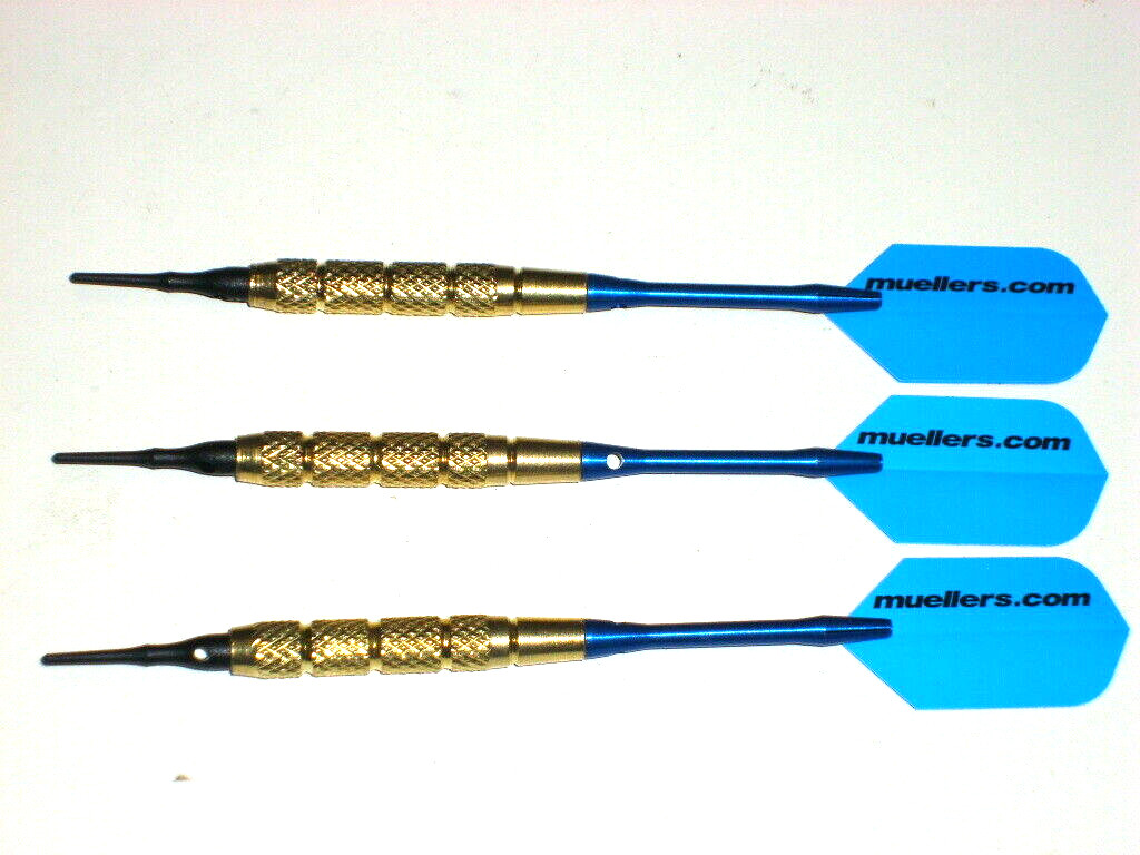 Soft Tip Darts New 17 Gram Brass with Aluminum Shafts #3043