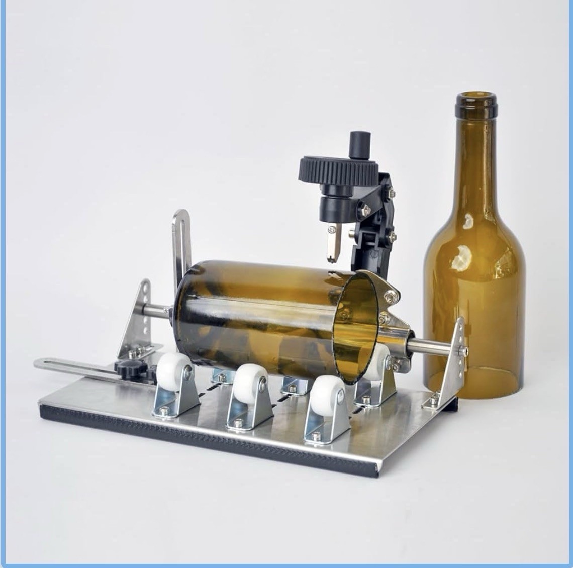 Glass Bottle Cutter Round Oval Bottles DIY Wine Beer Whiskey Complete Tool Kit
