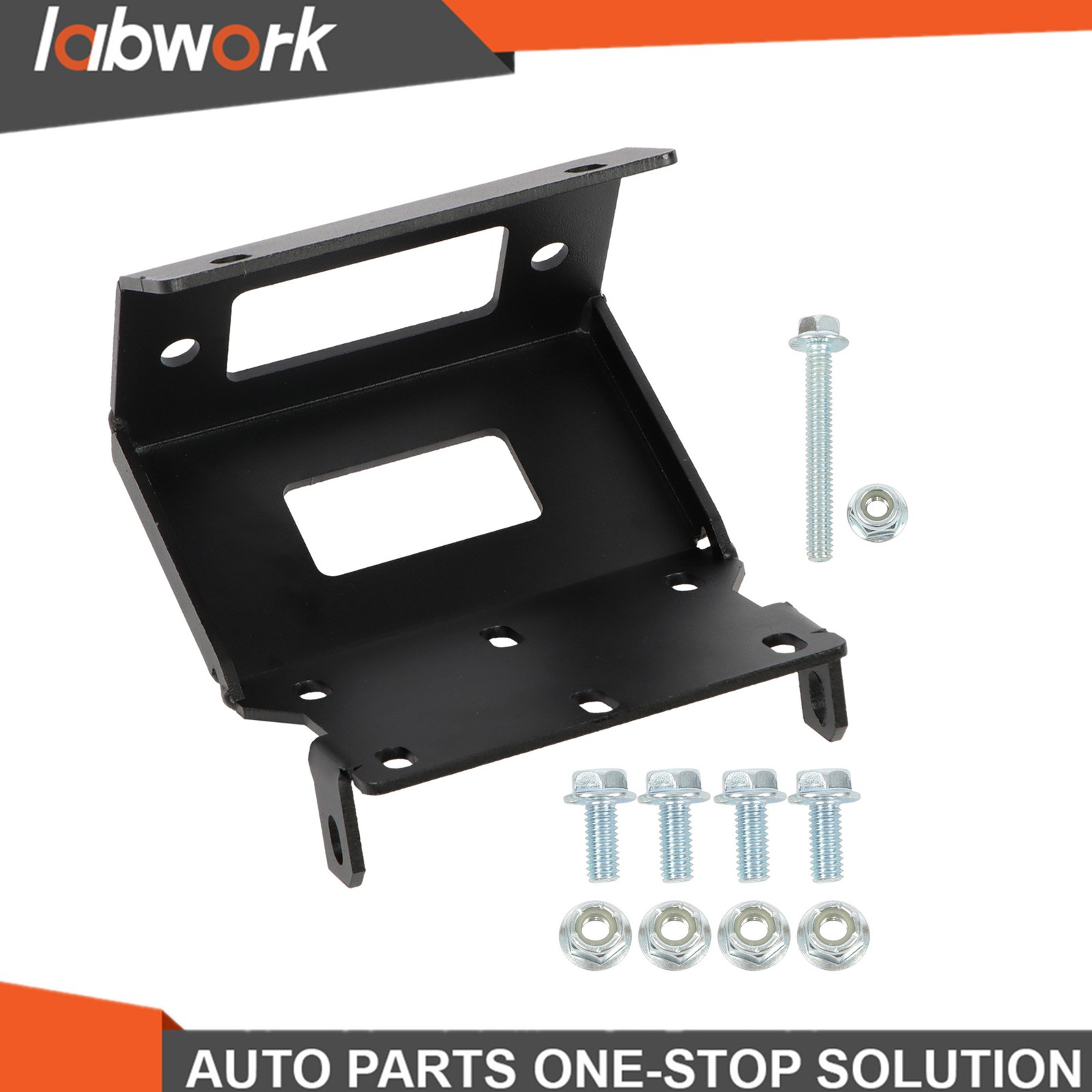 Labwork Winch Mounting Plate For Honda Rancher Foreman Rubicon TRX420 2014-2019
