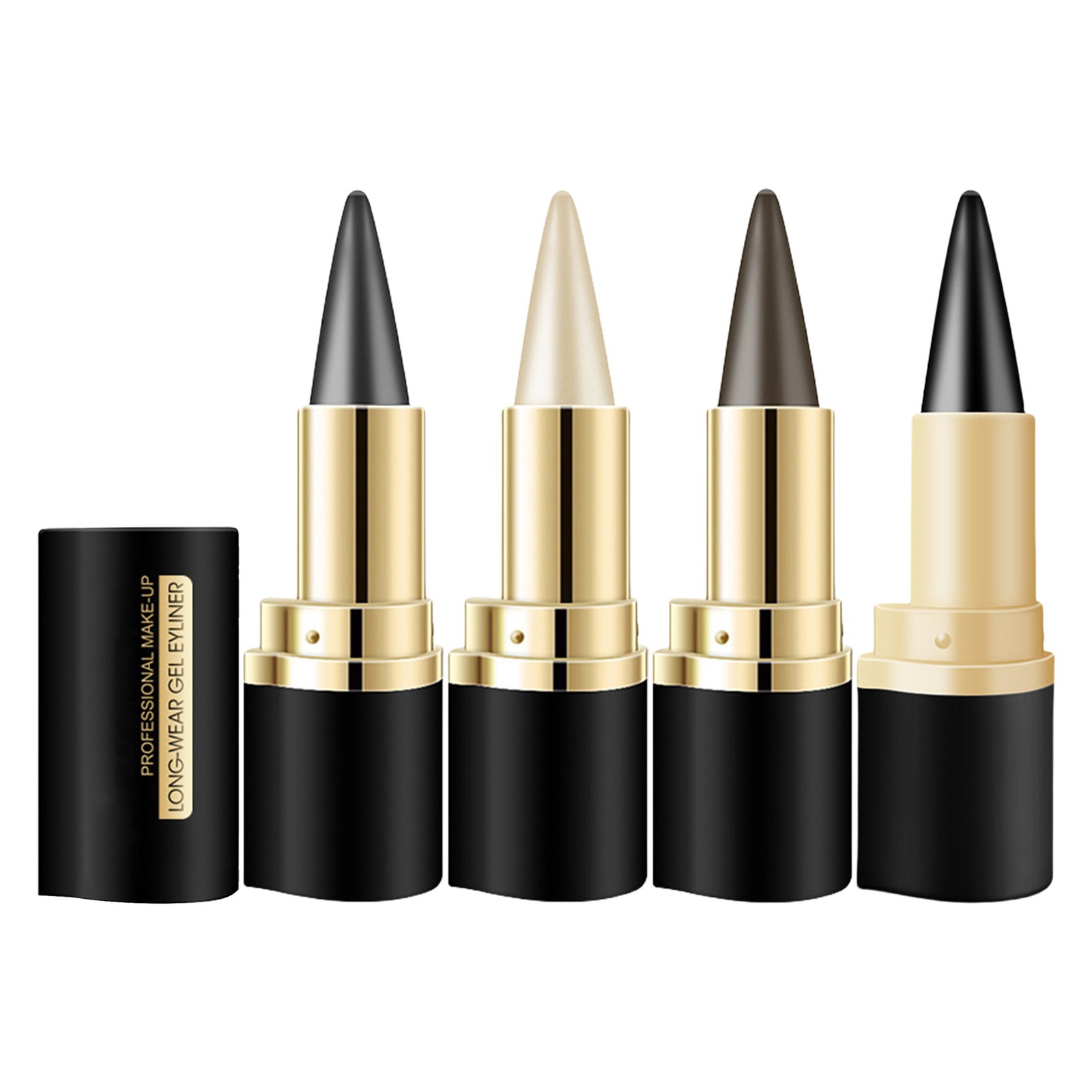 1/4X Ayky Long Wear Gel Eye Liner Gel Pencil Eye Liner Eye Liner Cream Waterpro