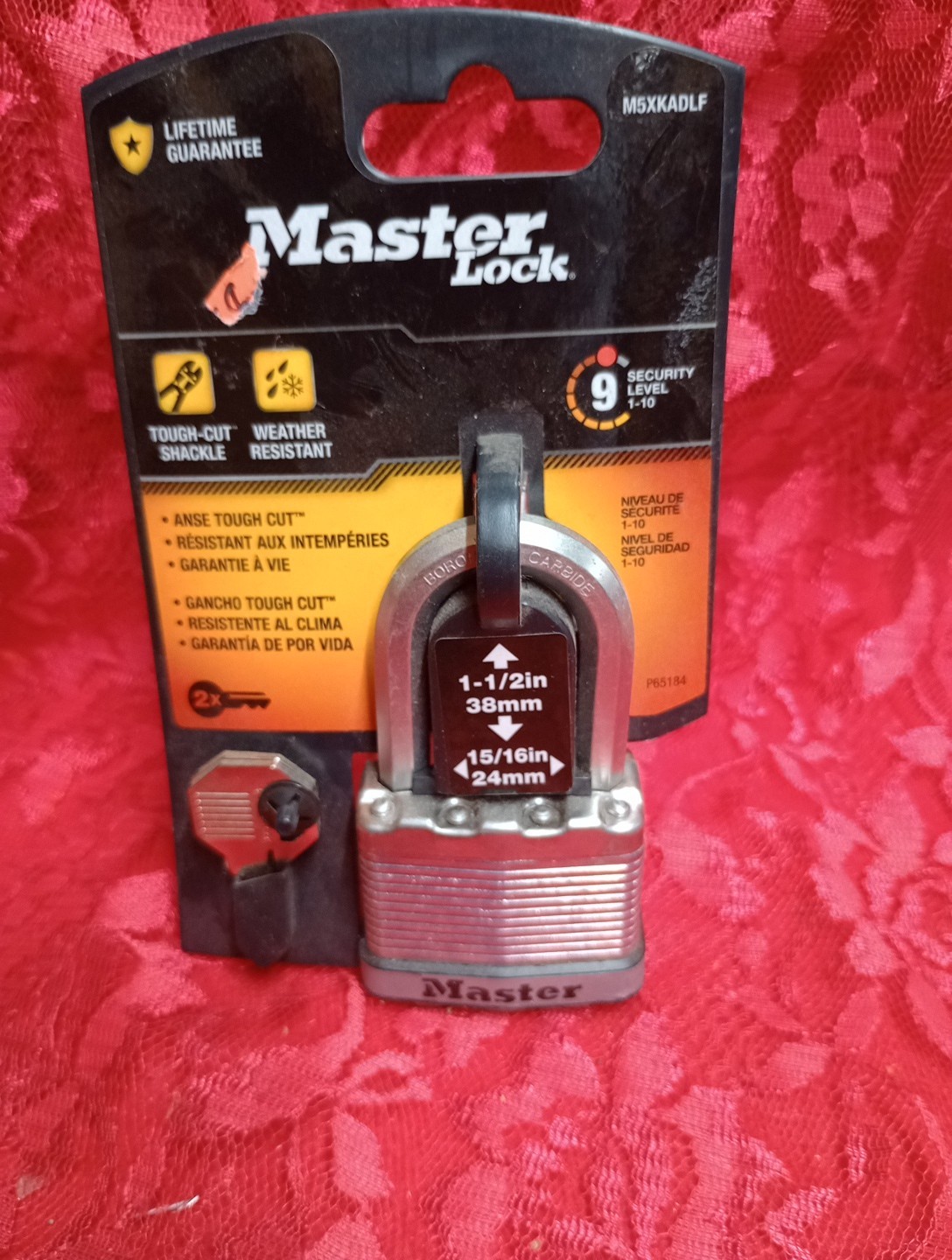 Master Lock Magnum M5XKAD Stainless Steel 9 Resistance