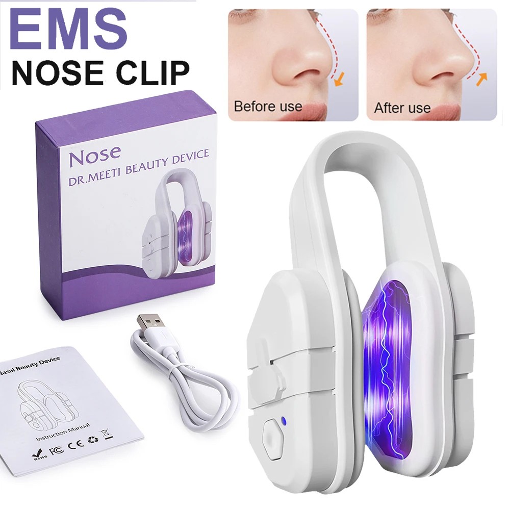 Silicone Nose Shaper Machine EMS Lifter Clip Nose Shaper Wide Noses Pain Free