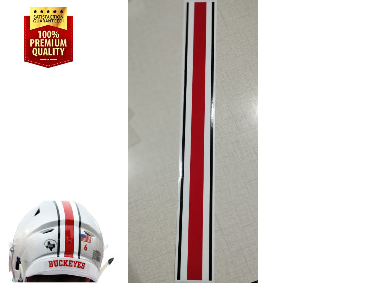 Ohio State Buckeyes Football Helmet Stripe Decal Full Size Helmet Vinyl