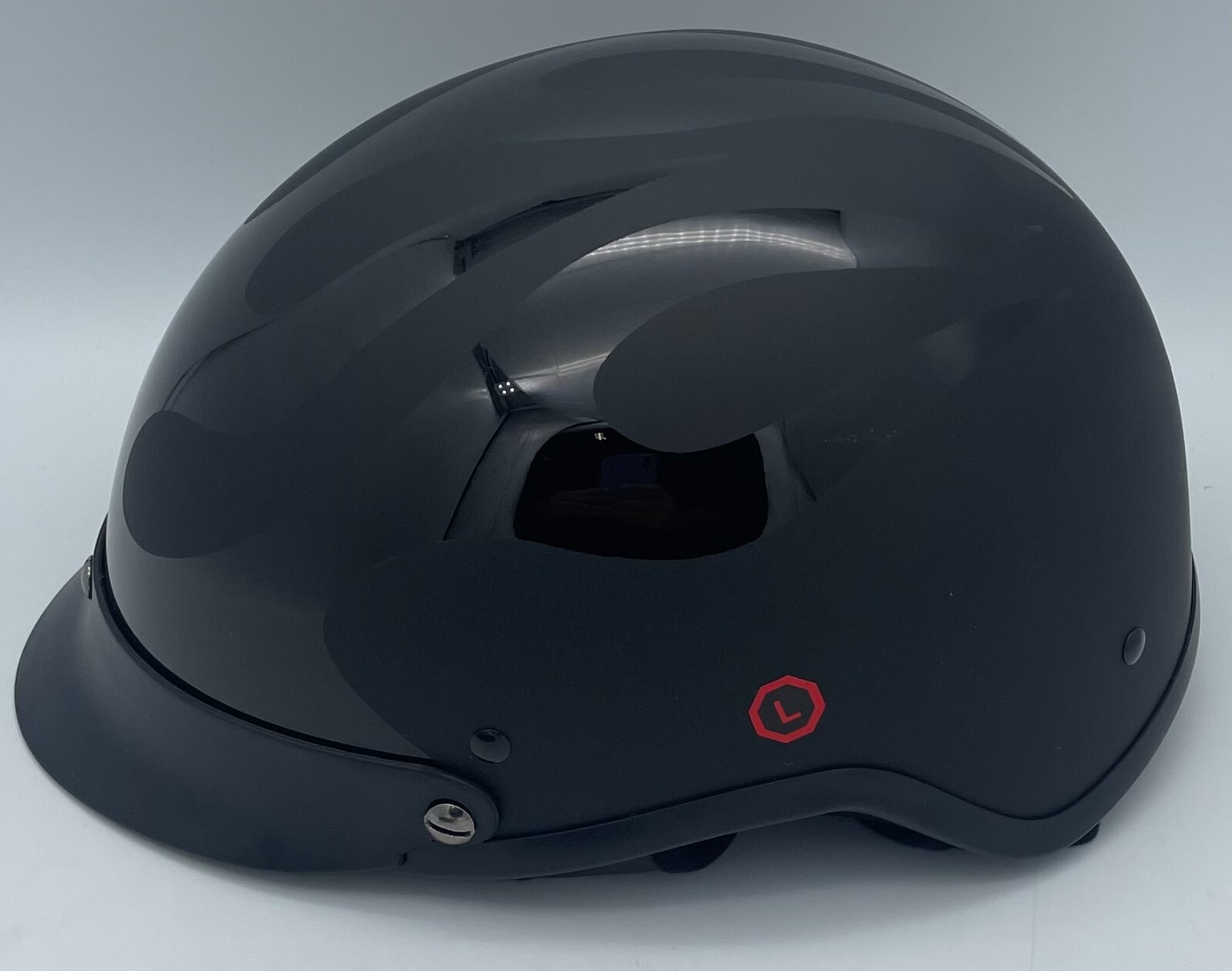 Helmet City HCI 10 Open Face Helmet Flat Flame Large Open Box