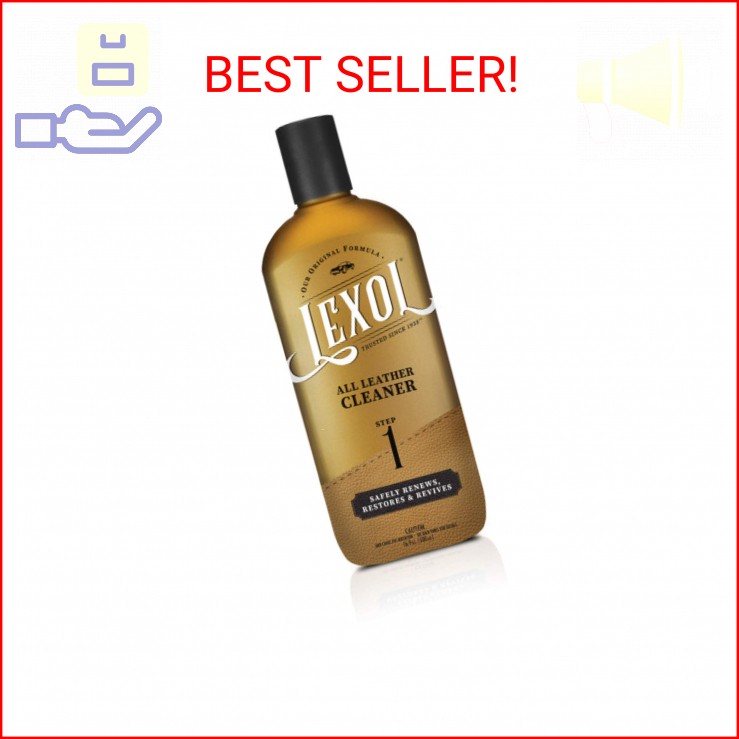 Lexol All Leather Cleaner for Car Interior, Couches and Furniture, Shoes and Boo