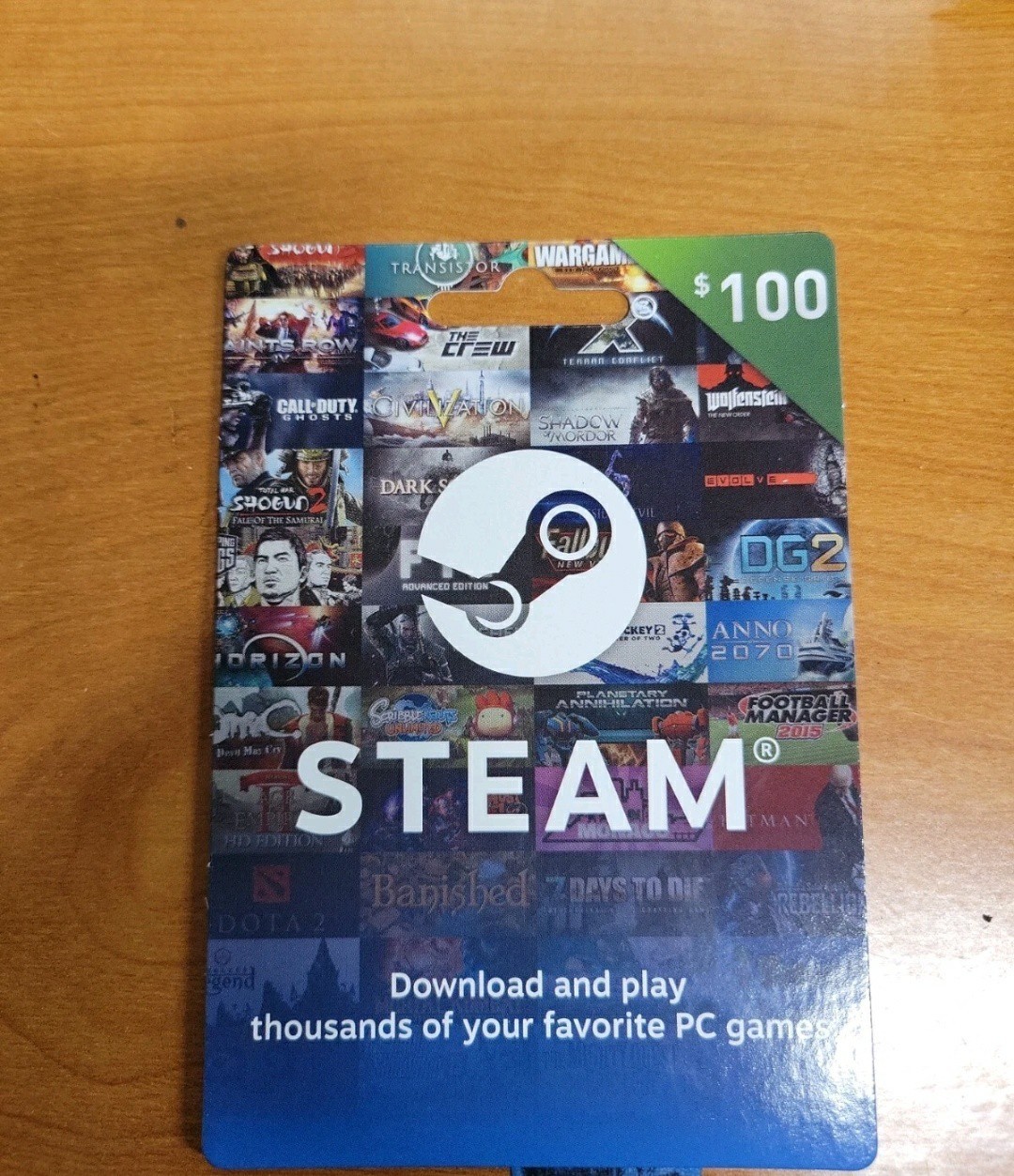 EXPEDITED Genuine Steam Gift Card $100 Steam Wallet - SHIPS EXPEDITED TODAY