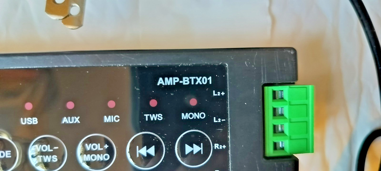 Herdio 68-Bluetooth Audio Amplifier AMP-BTX01 w/ Power Adapter *TESTED*