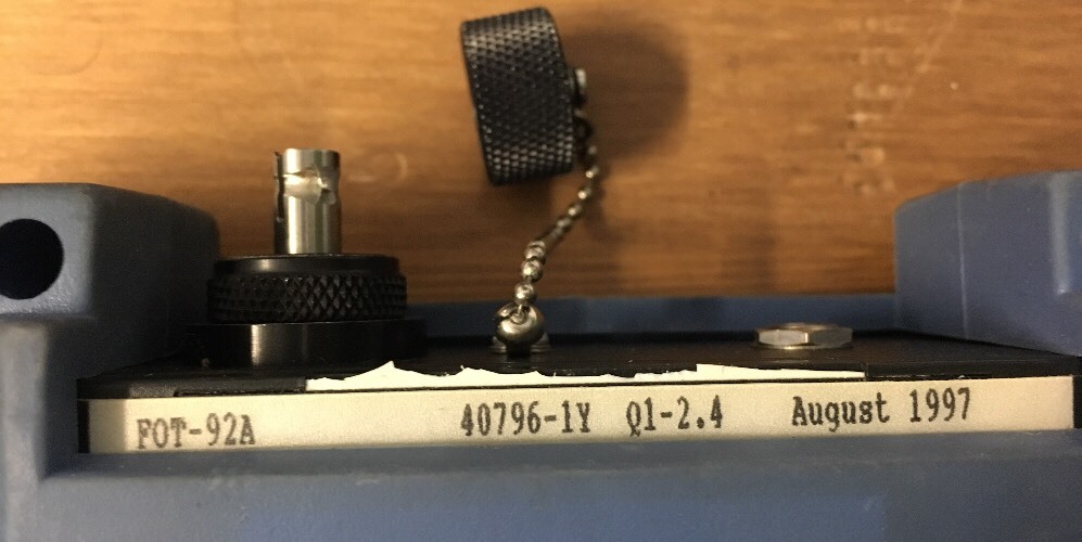EXFO FOT-90A Optical Power Meter W-FOA