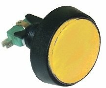 CYGUSA 5 AMP Illuminated Round Display Switch - Amber