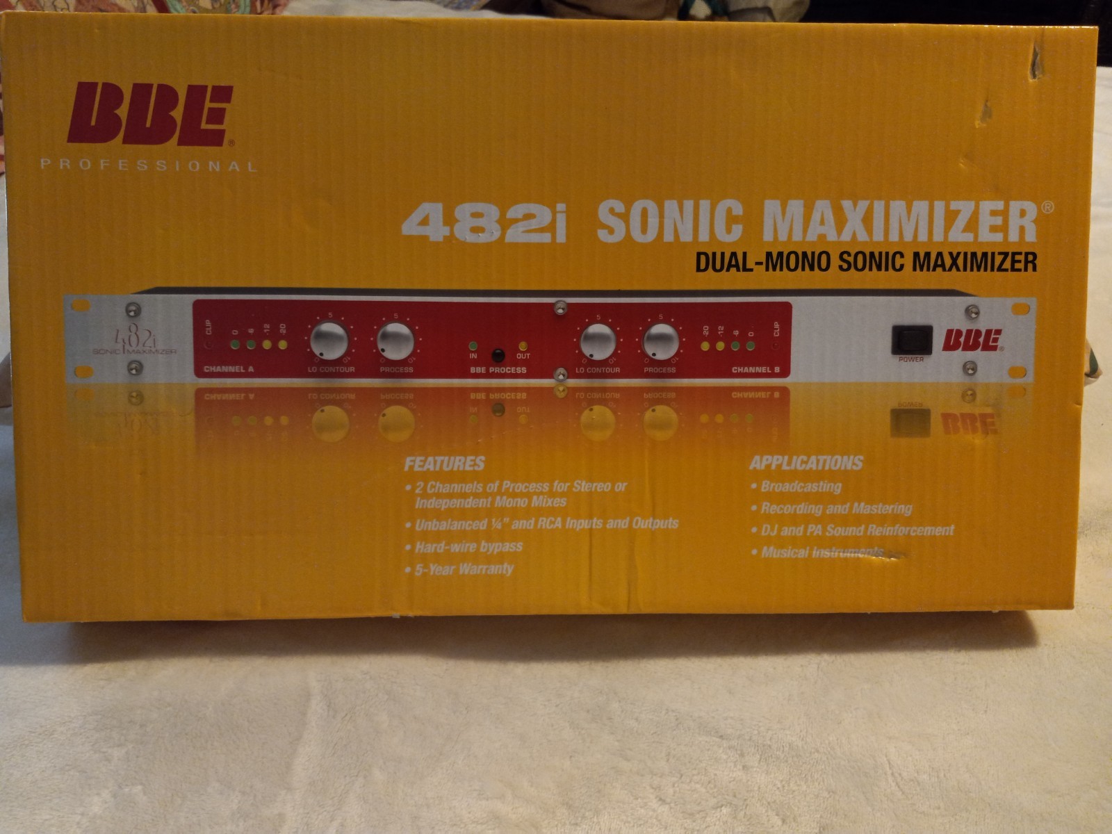 BBE 482i Sonic Maximizer Signal Sound Studio In Red New In Box