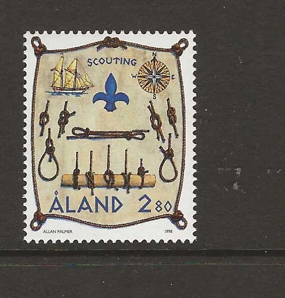 Aland Finland 1998 scouts scouting  MNH (f144)