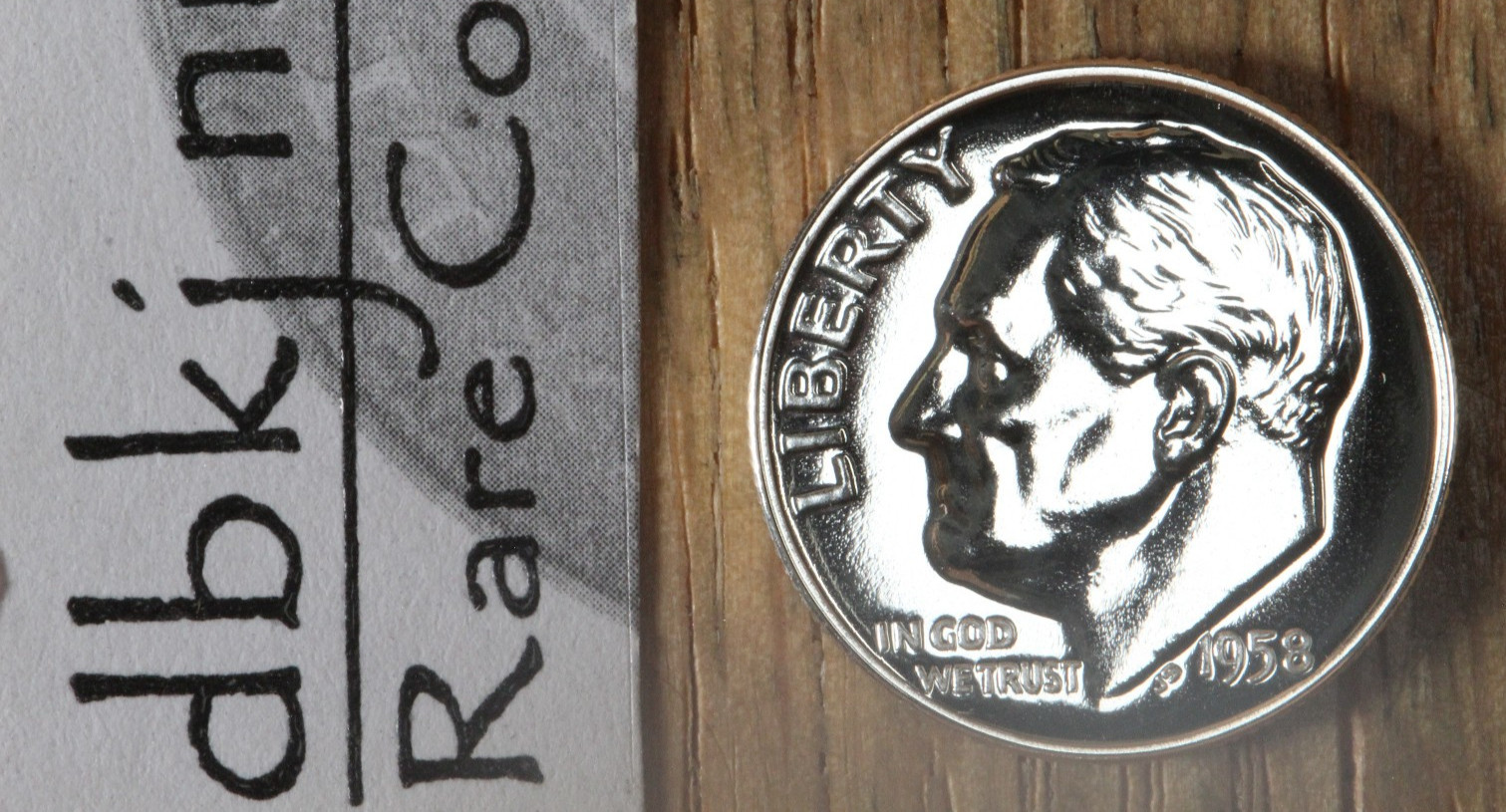 1958 (P) Proof Silver Roosevelt Dime 10¢ - Choice to Gem Proof