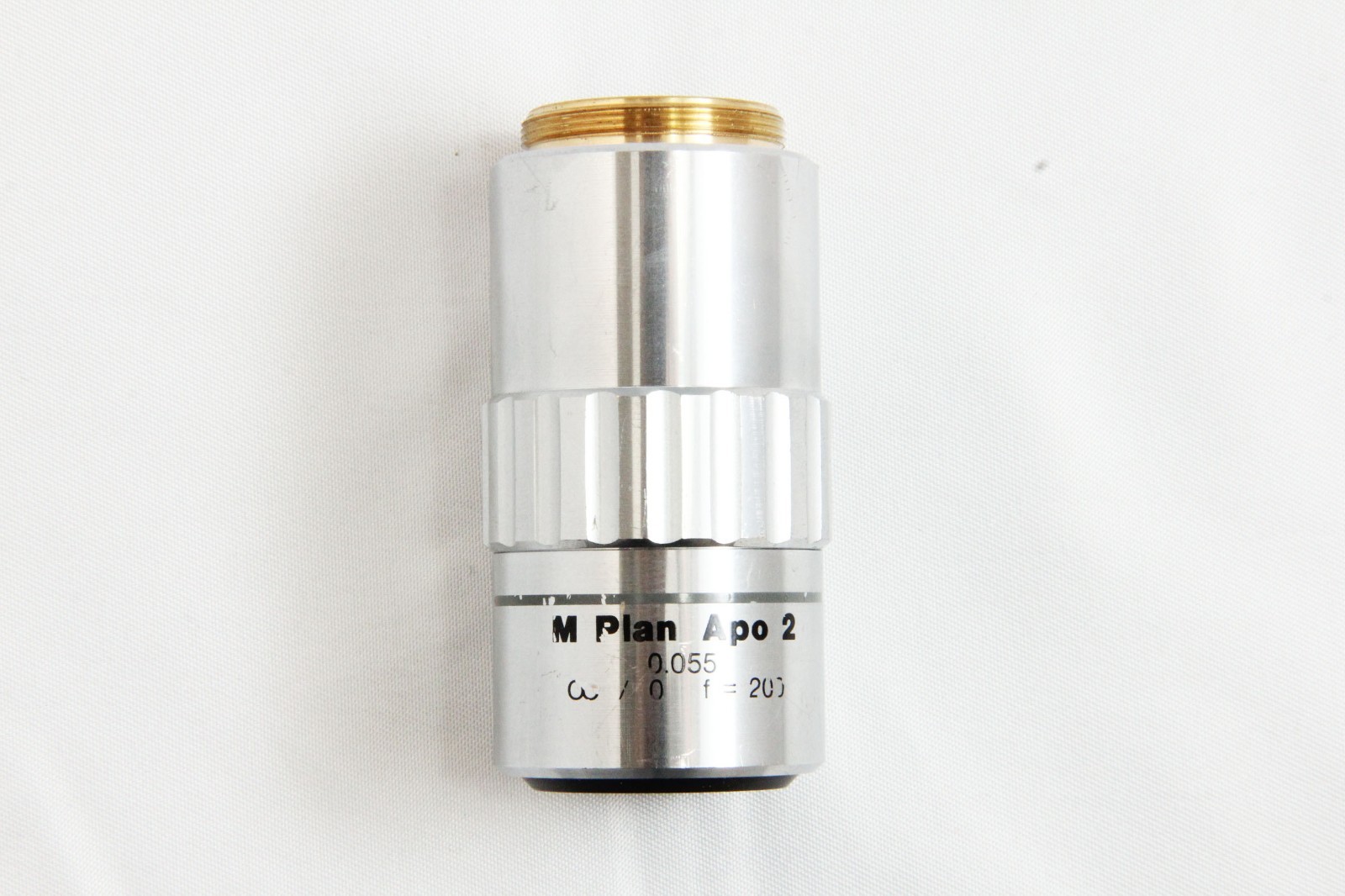 Mitutoyo M Plan APO 2X 0.055 ∞/0 f=200 Microscope Objective Lens #5541