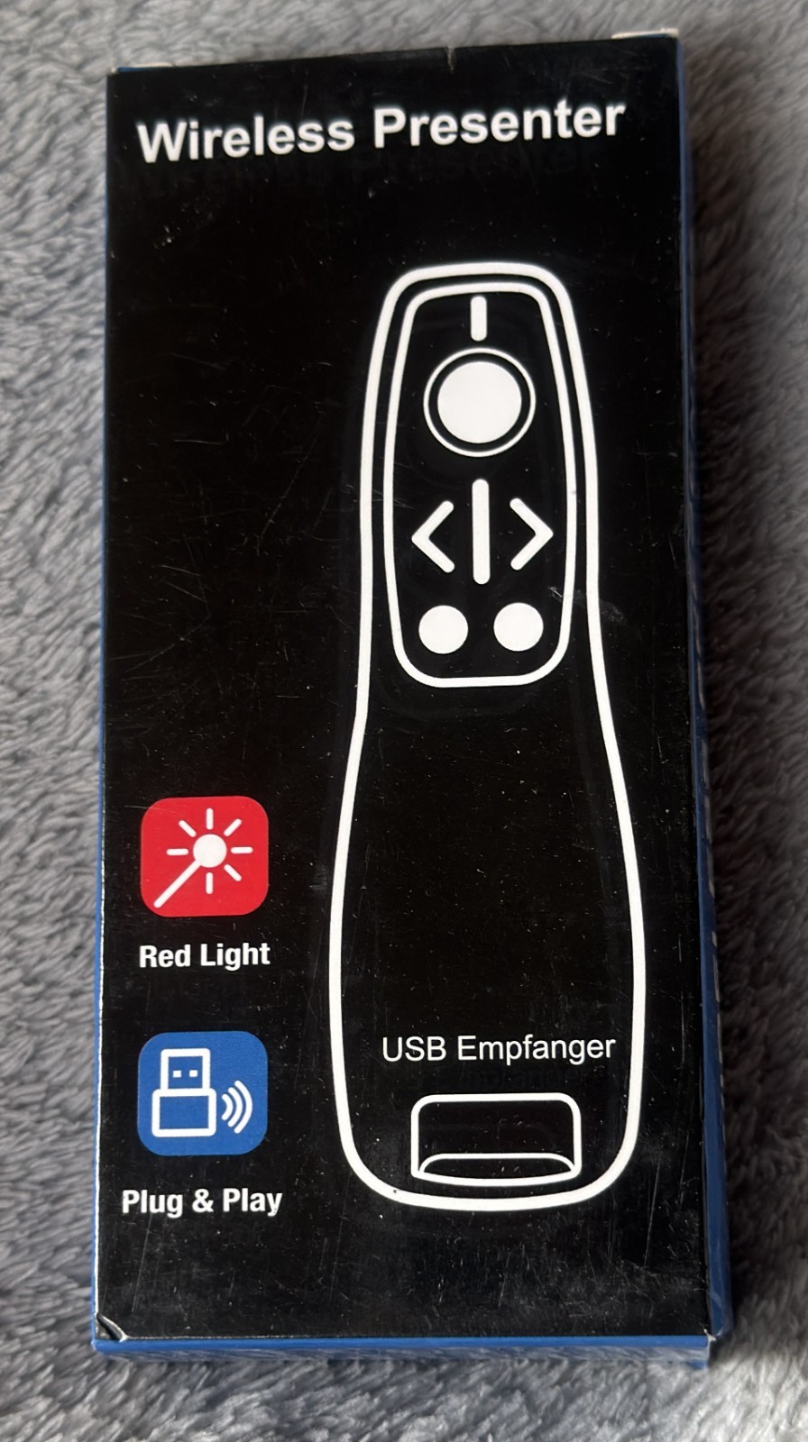 Hellcool USB C Presenter with Laser Pointer, 2.4 GHz Wireless PowerPoint